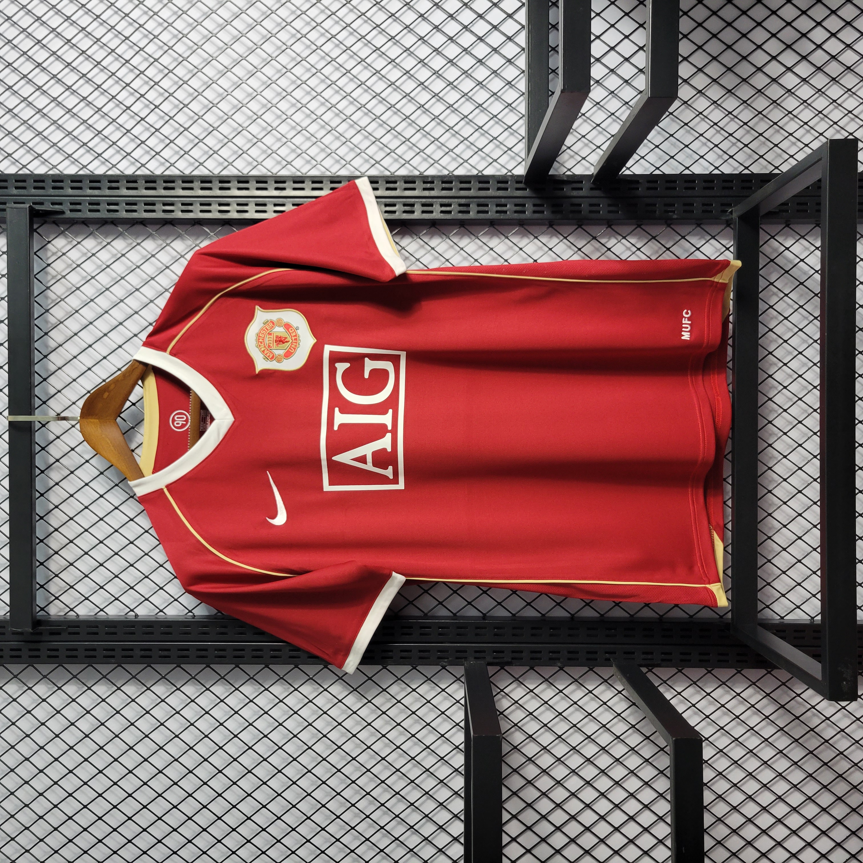 SIUjerseys-Retro Manchester United 06-07 Home Jersey