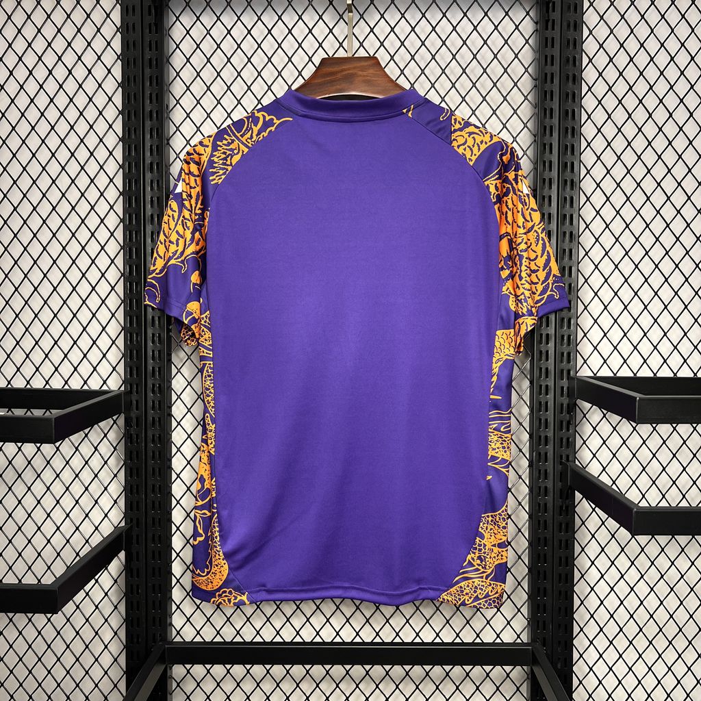JerseysGala.com | Real Madrid 24-25 Orange Dragon Special Edition Jersey - Fans Version -Customize Name, Number and Patch | Worldwide Shipping