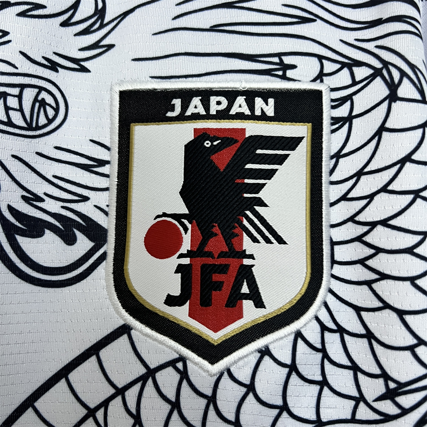 SIUjerseys-Japan 2024 Dragon and Inscription White Jersey - Fans Version