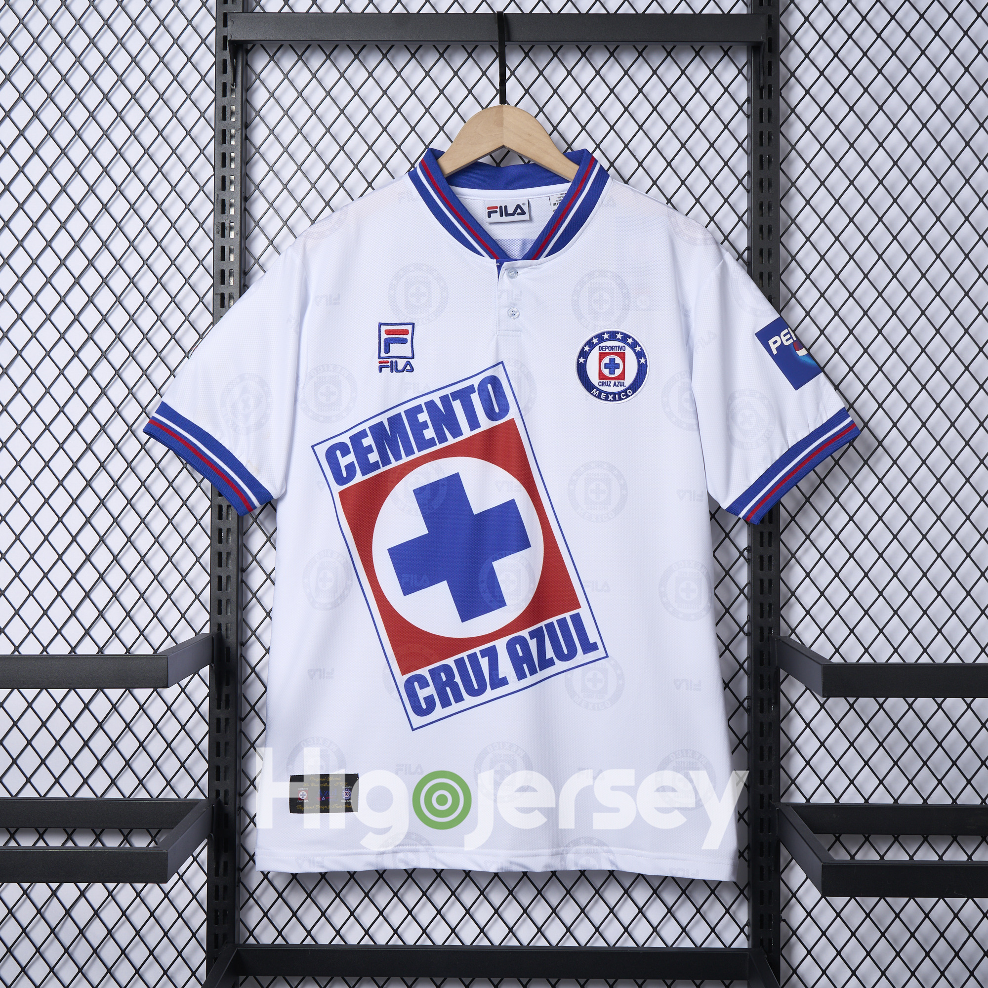 Higojerseys-Retro Cruz Azul 1998-99 Away Jersey - Fans Version