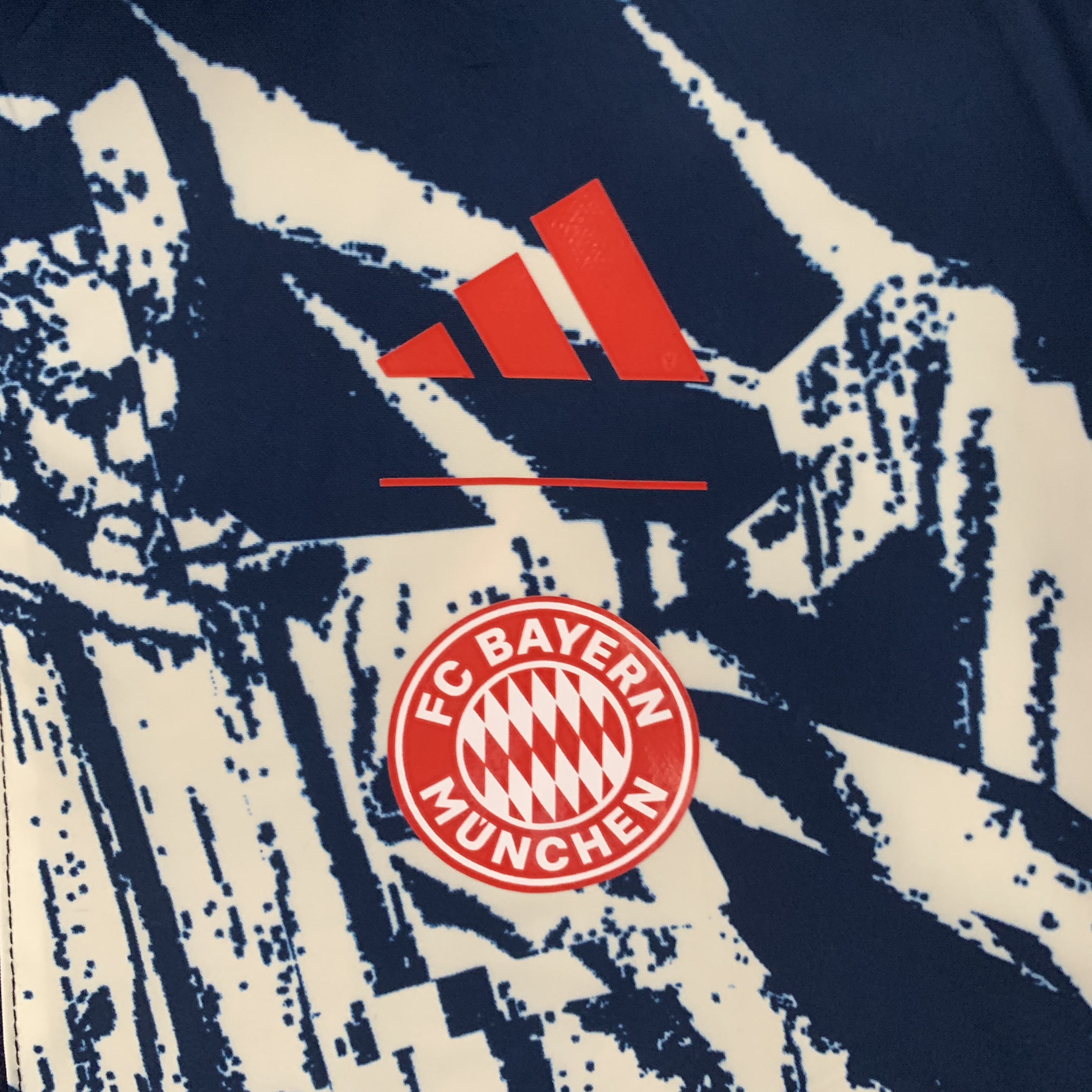 Bayern Munich 23-24 Double Sided Windbreaker - Deep Blue:football jersey mysite: unitedjerseyfootball 邓江浪:football