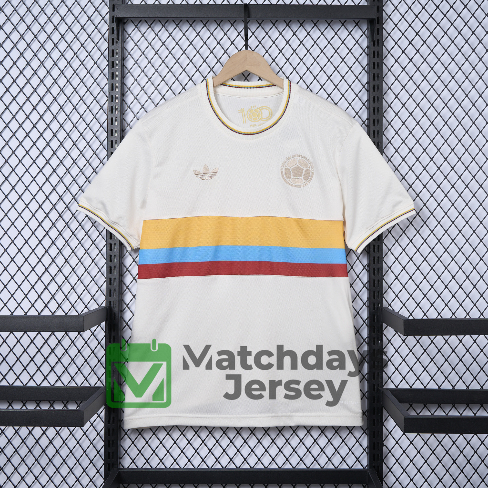 GlobeJersey-Colombia 2024 100th Anniversary Jersey - Fans Version