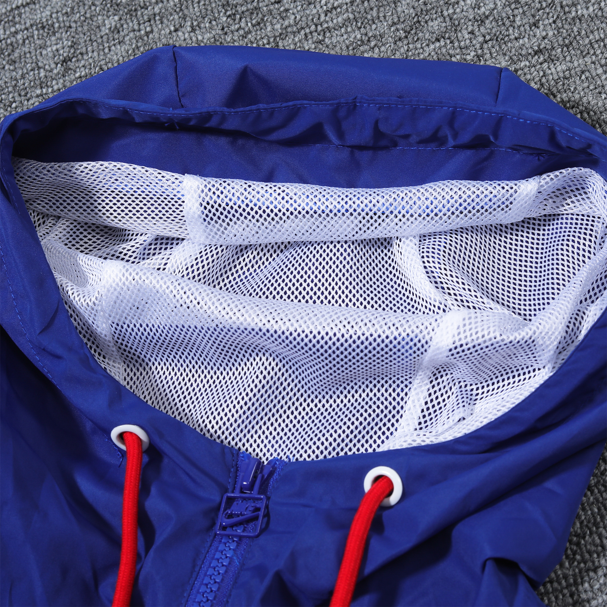 ManixJersey.com | France 2024 National Team Anthem Blue Hooded Windbreaker - Player Version -Customize Name, Number and Patch | Worldwide Shipping