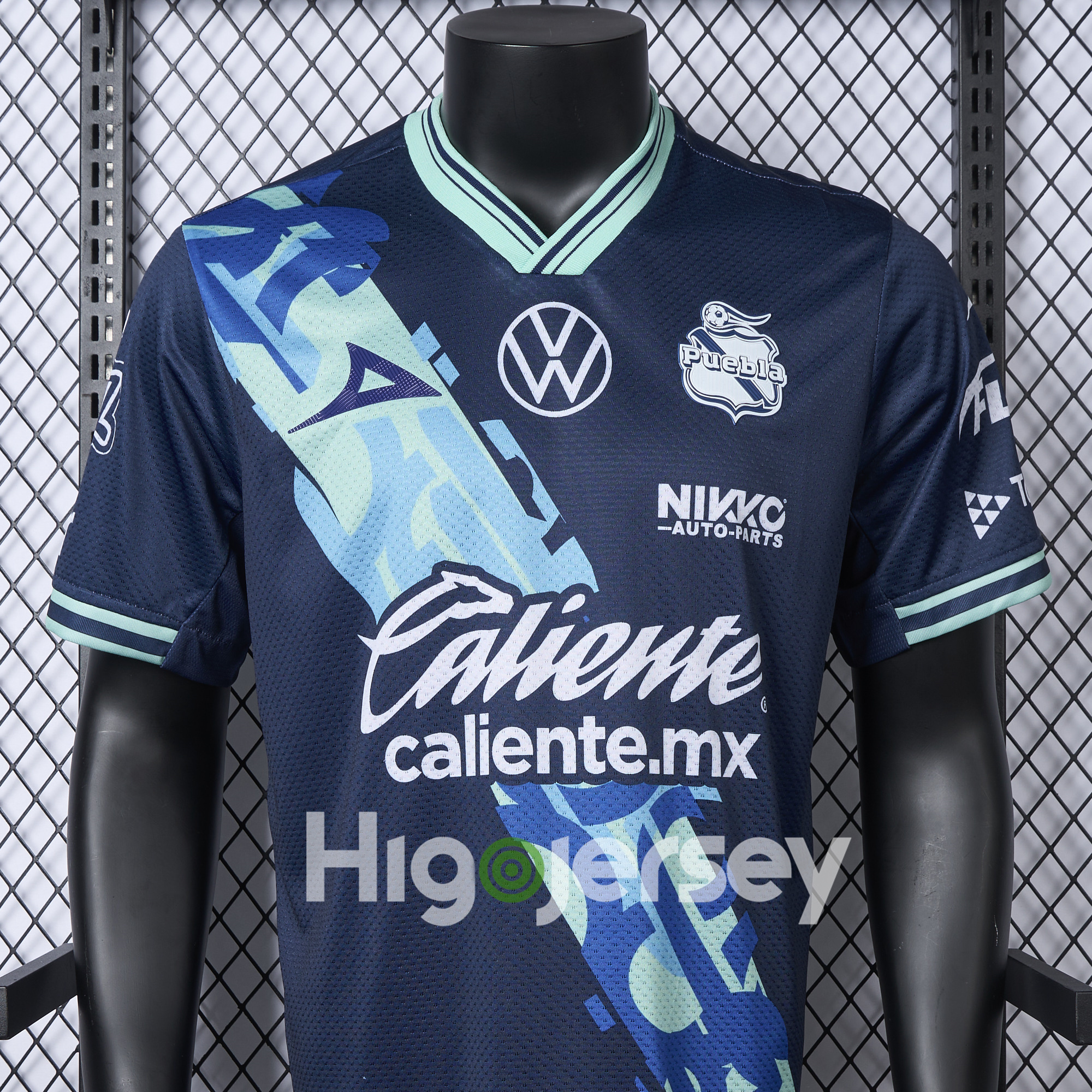 Higojerseys-Club Puebla 24-25 Away Jersey - Player Version