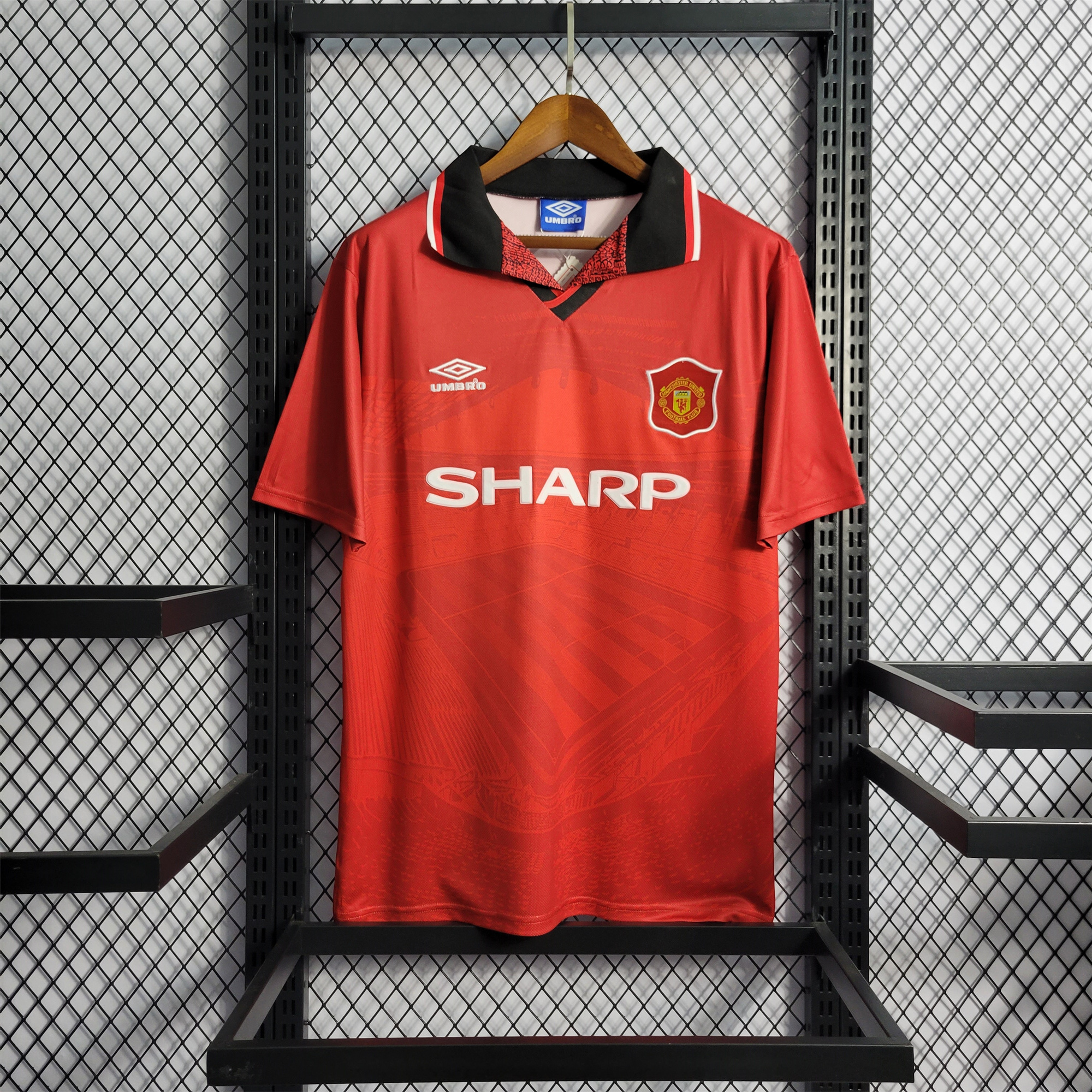 ManixJersey.com | Retro Manchester United 94-96 Home Jersey -Customize Name, Number and Patch | Worldwide Shipping