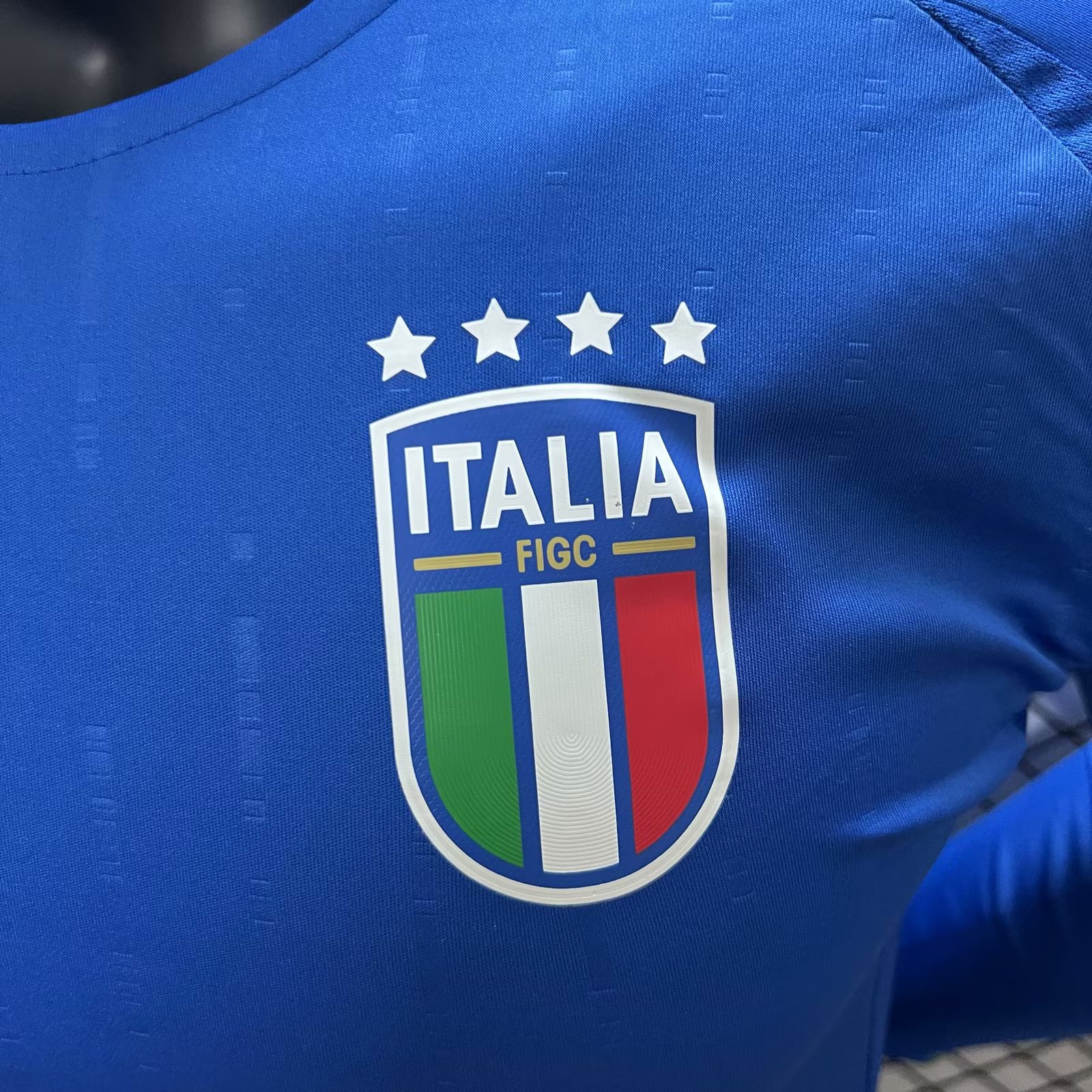 SIUjerseys-Italy 2024 Home Stadium Long Sleeve Jersey - Player Version