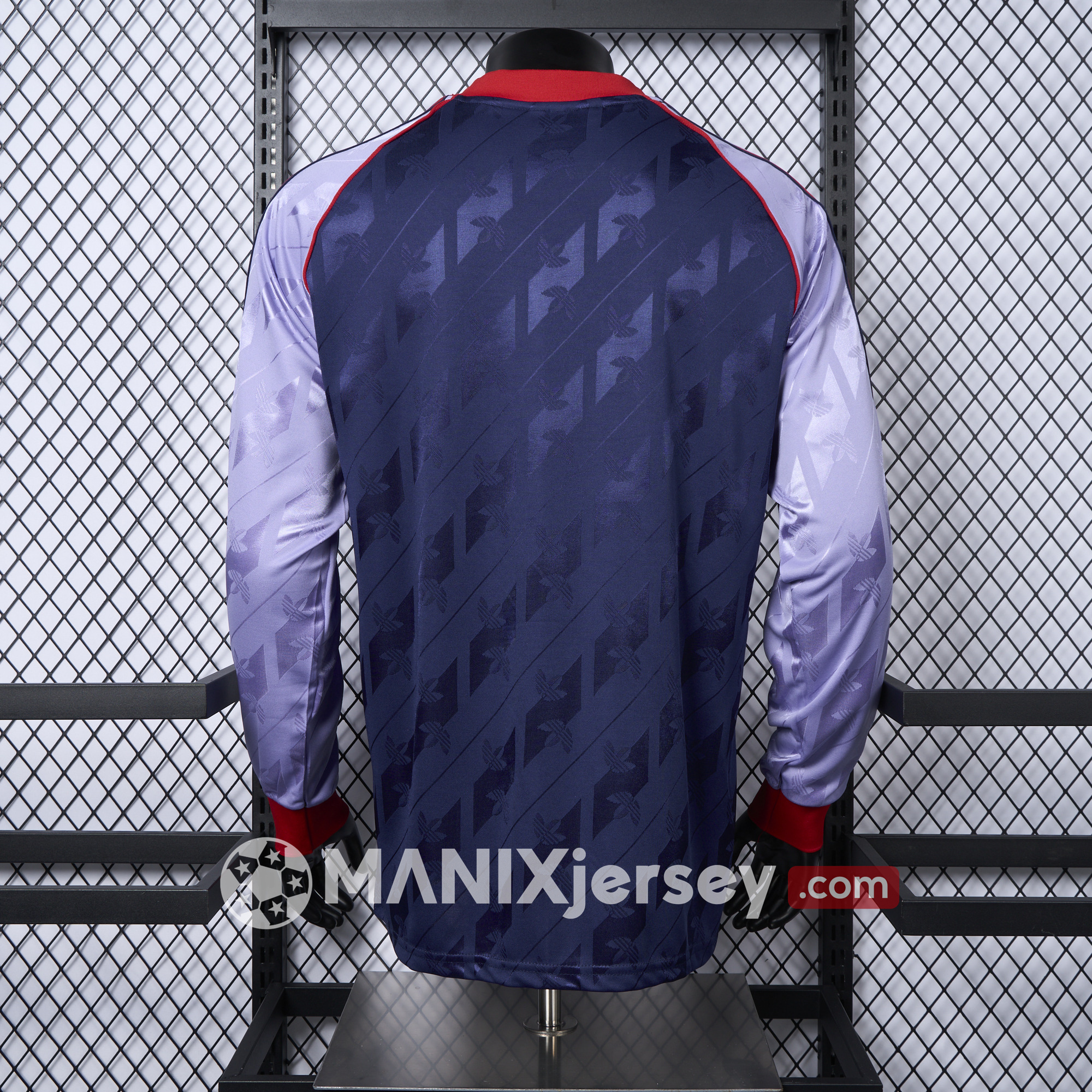 ManixJersey.com | Arsenal 24-25 Originals LFSTLR Long Sleeve Purple Jersey - Player Version -Customize Name, Number and Patch | Worldwide Shipping