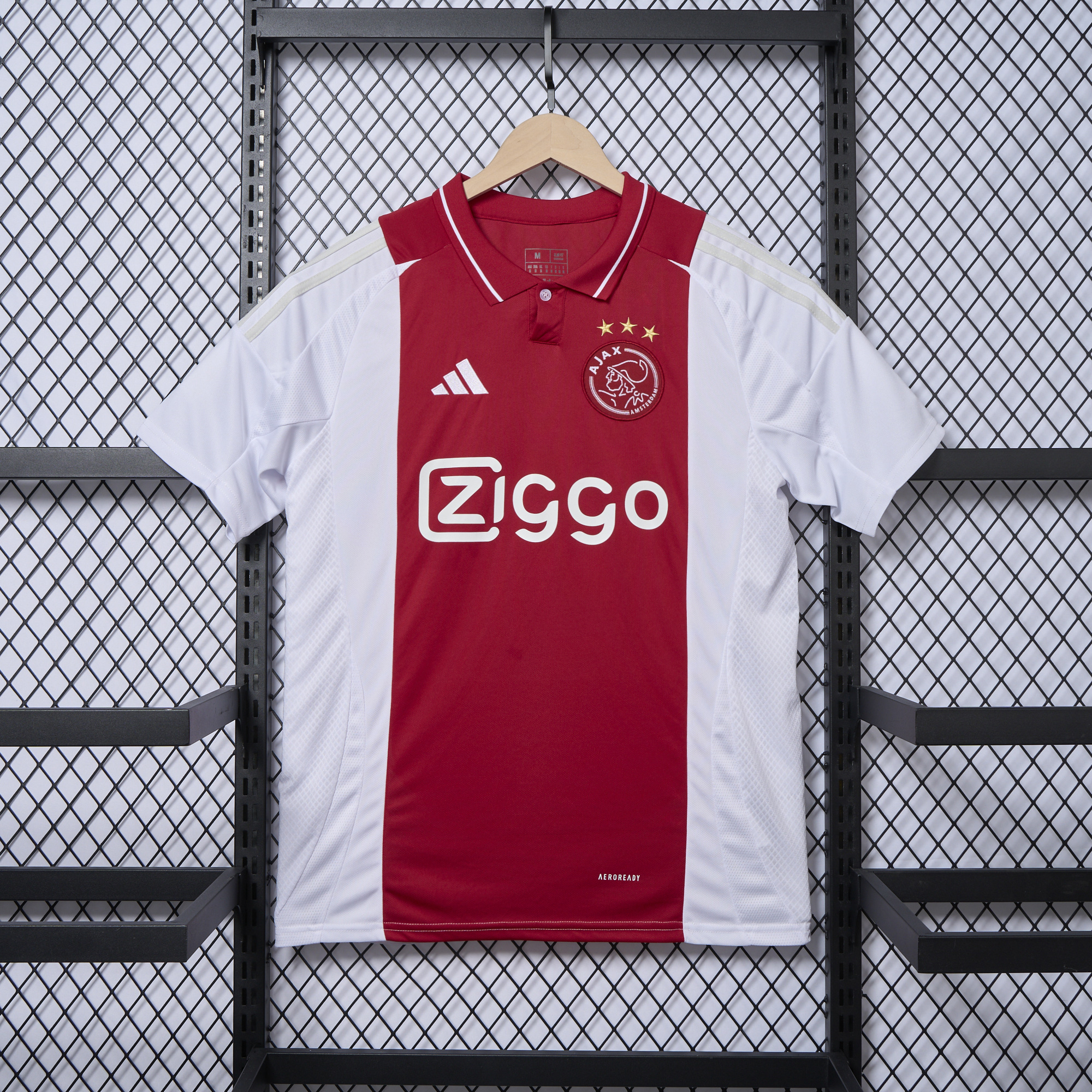 ManixJersey.com | Ajax 24-25 Home Stadium Jersey - Fans Version -Customize Name, Number and Patch | Worldwide Shipping