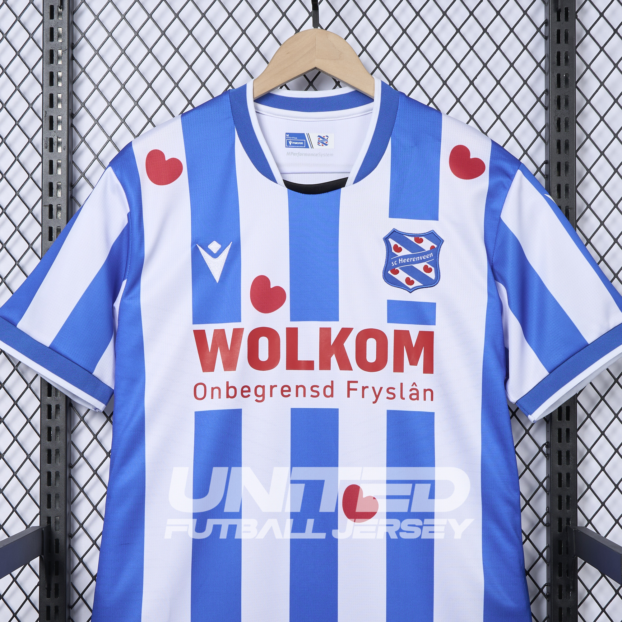 unitedfutballjersey-SC Heerenveen 24-25 Home Jersey - Fans Version