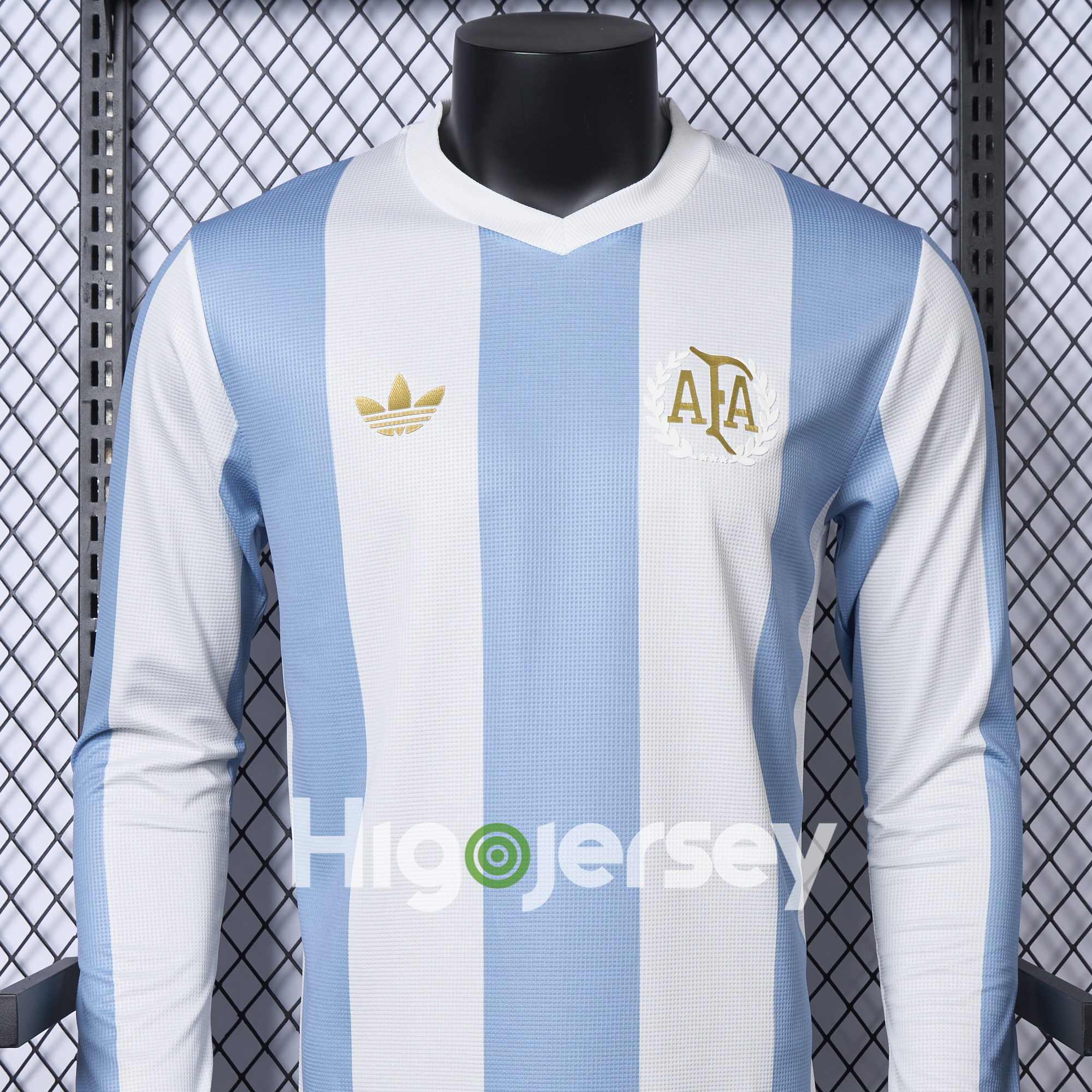 Higojerseys-Argentina 24-25 Adi 50 Years Anniversary Long Sleeve Jersey - Player Version