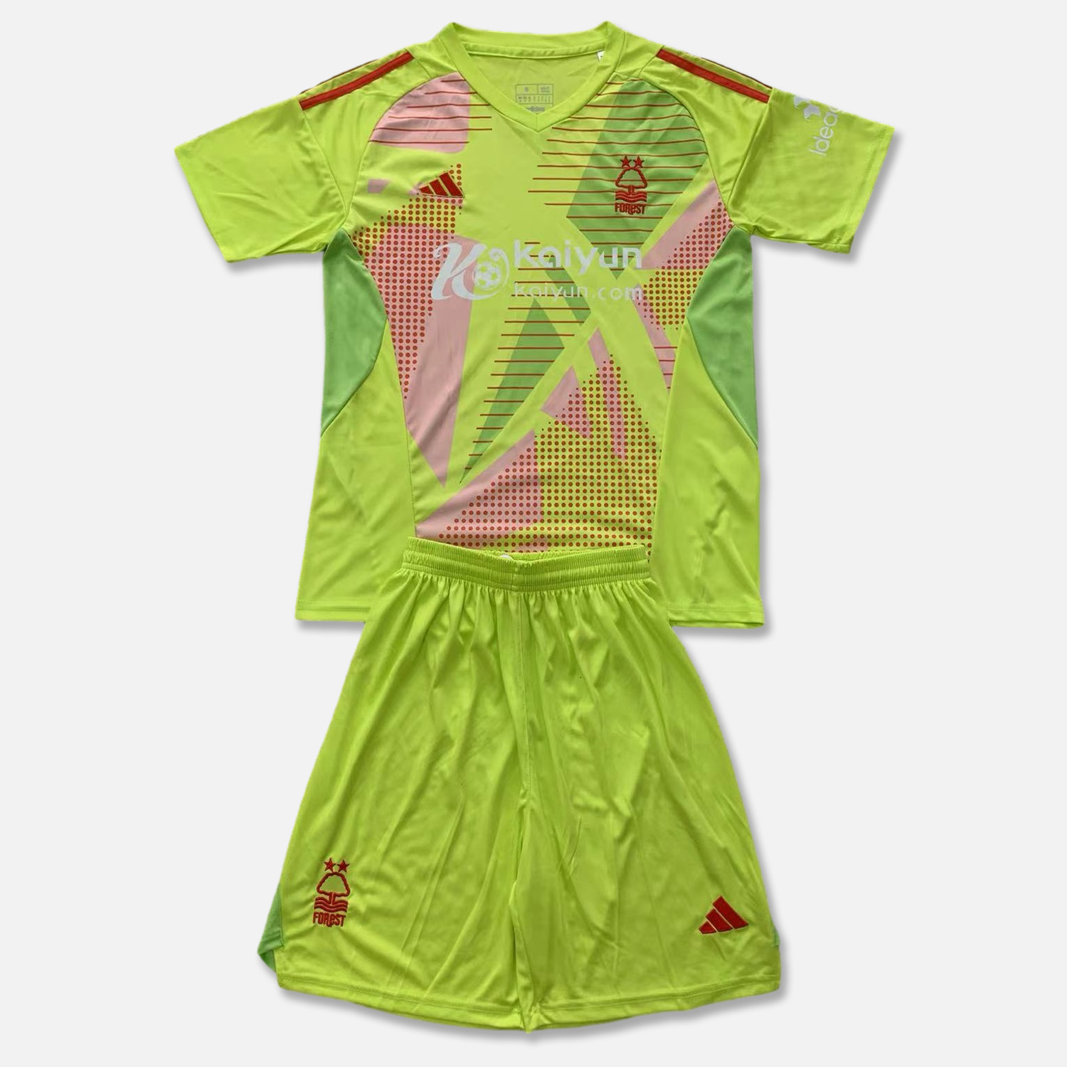 JerseysGala.com | Nottingham Forest 24-25 Green Goalkeeper Men's Adult Jersey Set - Fans Version -Customize Name, Number and Patch | Worldwide Shipping