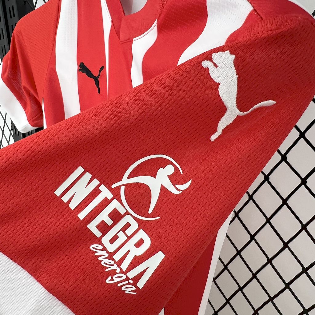 ManixJersey.com | Sporting de Gijon 24-25 Home Kids Kit -Customize Name, Number and Patch | Worldwide Shipping
