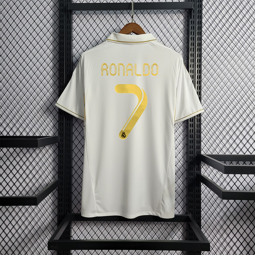 JerseysGala.com | Real Madrid Retro 11-12 Home Stadium Jersey -Customize Name, Number and Patch | Worldwide Shipping