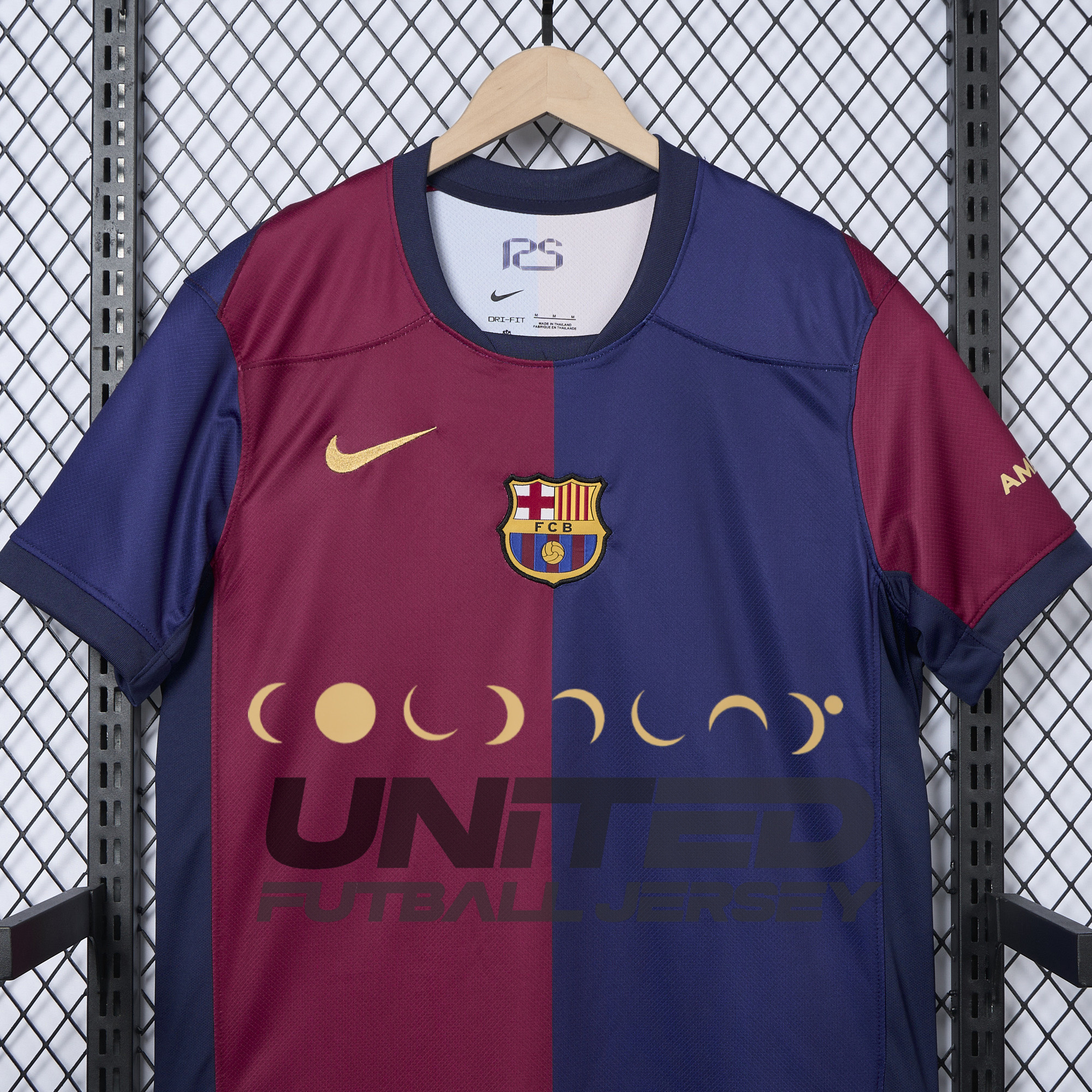 unitedfutballjersey-Barcelona X CP 24-25 Home New Co-Branded Jersey - Fans Version