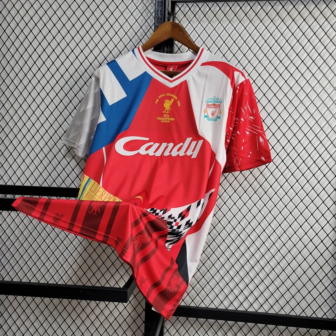 ManixJersey.com | Retro Liver.pool Mixed Commemorative Edition Jersey -Customize Name, Number and Patch | Worldwide Shipping