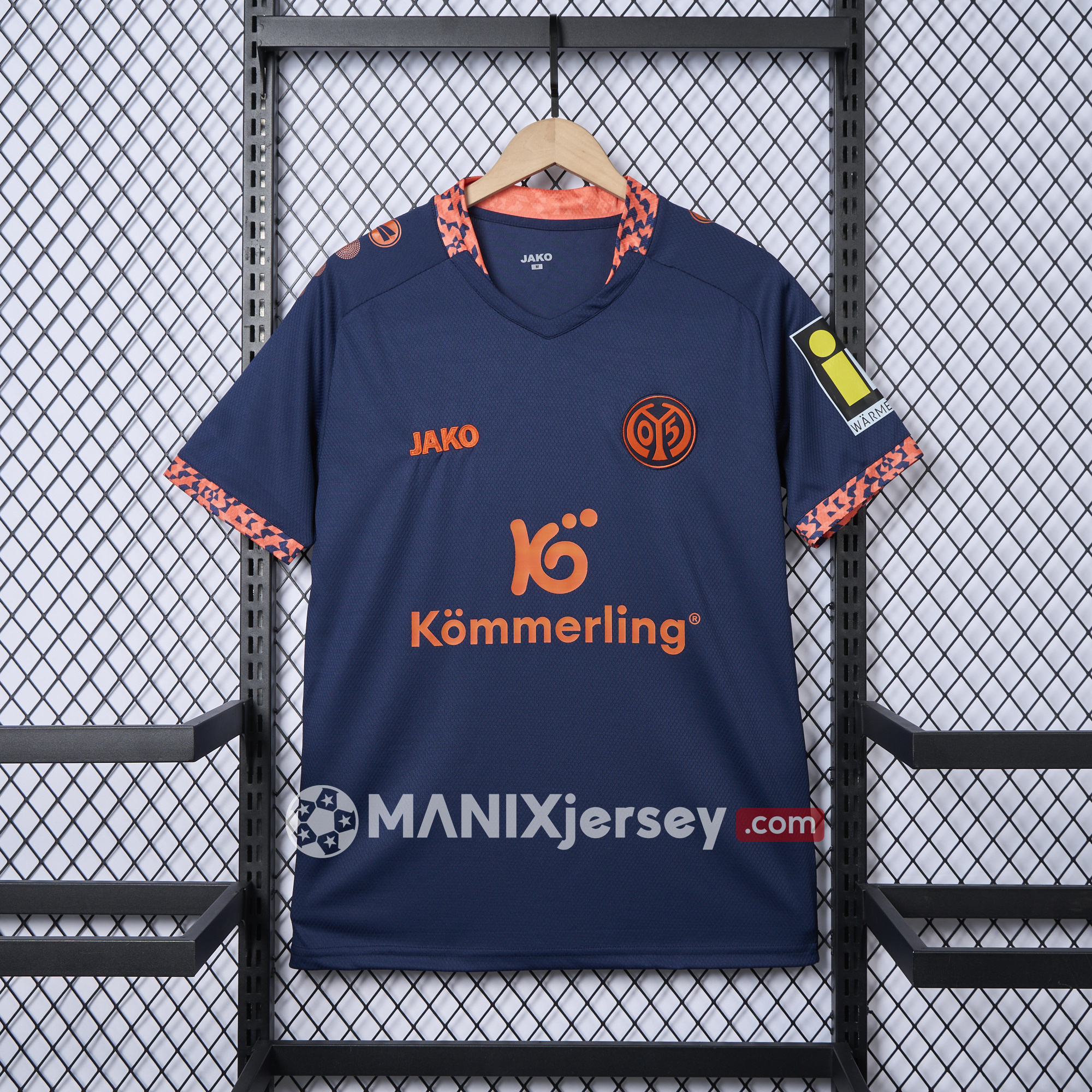ManixJersey.com | Mainz 24-25 Away Jersey - Fans Version -Customize Name, Number and Patch | Worldwide Shipping