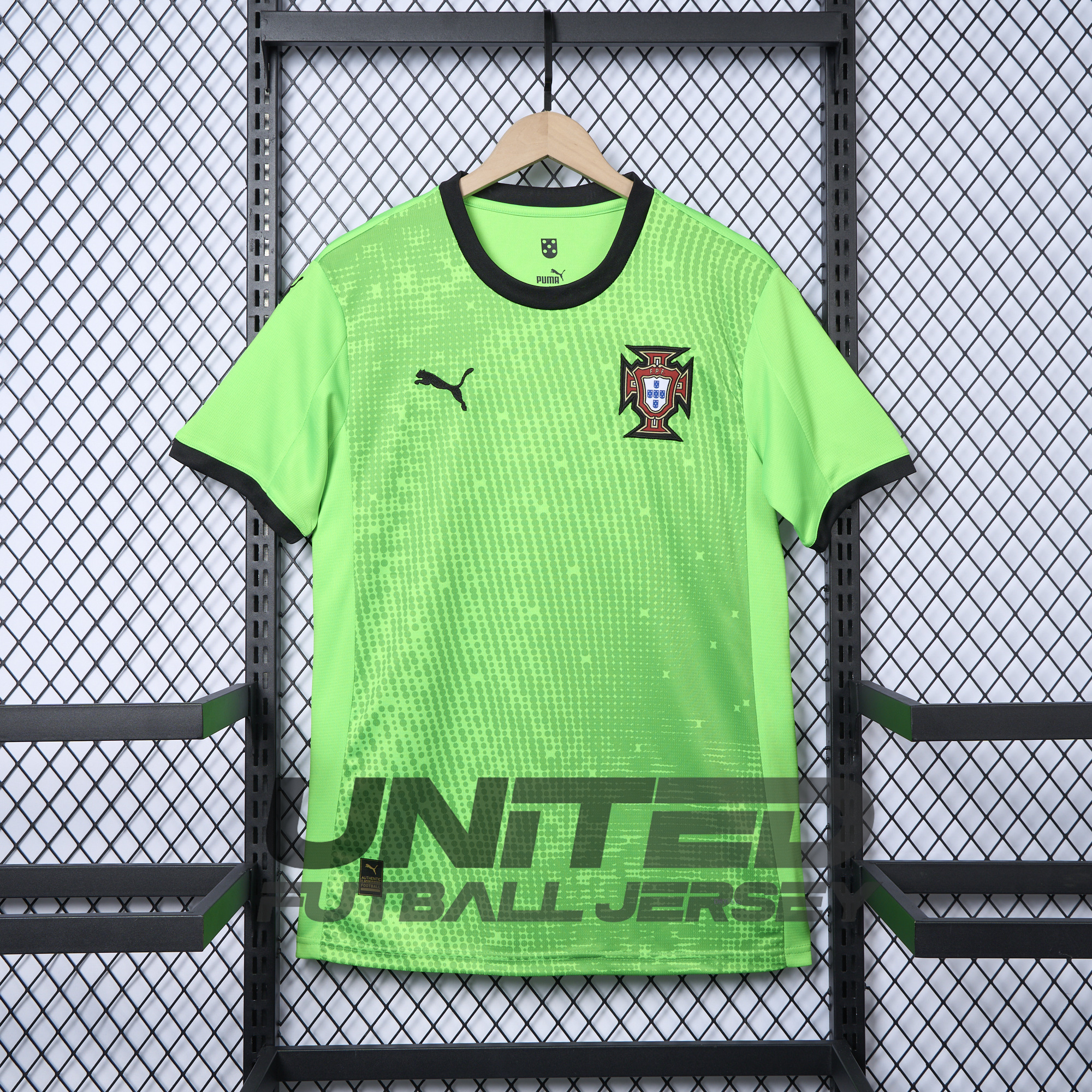 foot-Portugal 2025-26 Green Goalkeeper Jersey - Fans Version