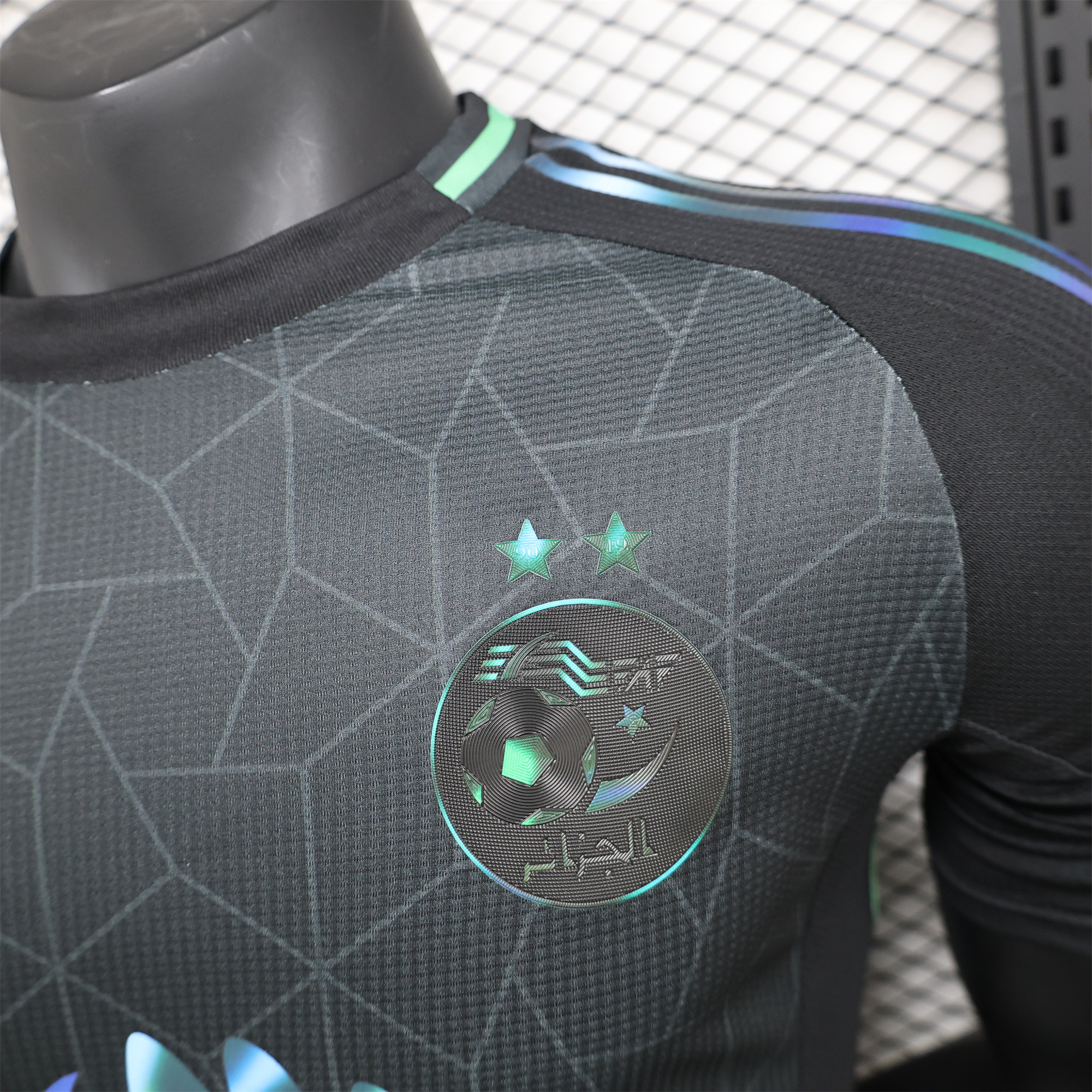 ManixJersey.com | Algeria 2024-25 Black Special Edition Jersey - Player Version -Customize Name, Number and Patch | Worldwide Shipping