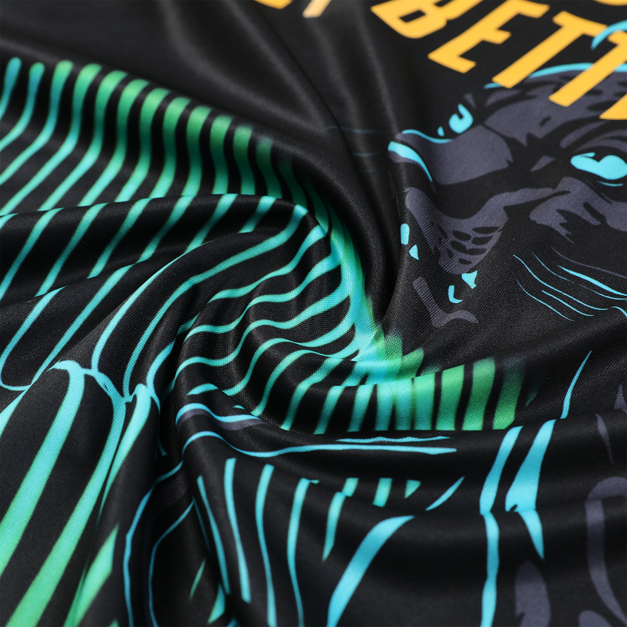 JerseysGala.com | Real Madrid 24-25 Short-Sleeve Training Set - Green Leopard Top & Black Shorts -Customize Name, Number and Patch | Worldwide Shipping