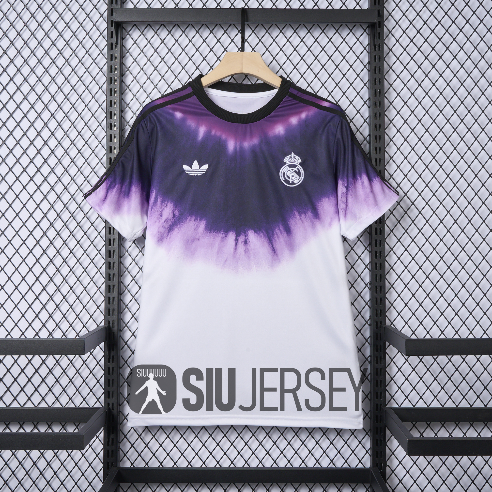 SIUjerseys-Real Madrid 24-25 White & Purple Spring Festival Special Edition Jersey - Fans Version