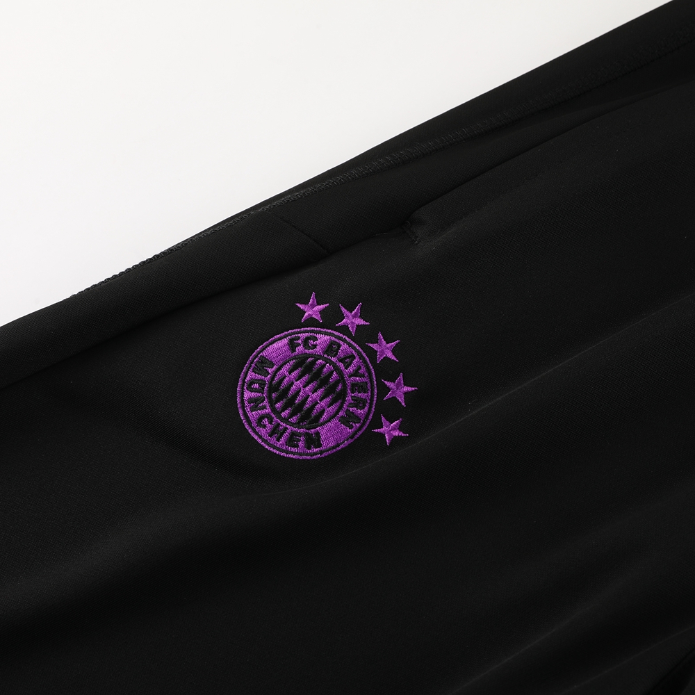 Bayern Munich 23-24 Long Sleeve Training Set - Black (No chest advertising):football jersey mysite: unitedjerseyfootball 邓江浪:football