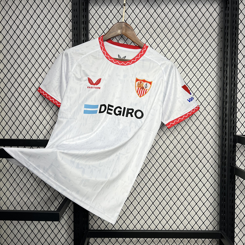 ManixJersey.com | Sevilla 24-25 Home Stadium Jersey - Fans Version -Customize Name, Number and Patch | Worldwide Shipping