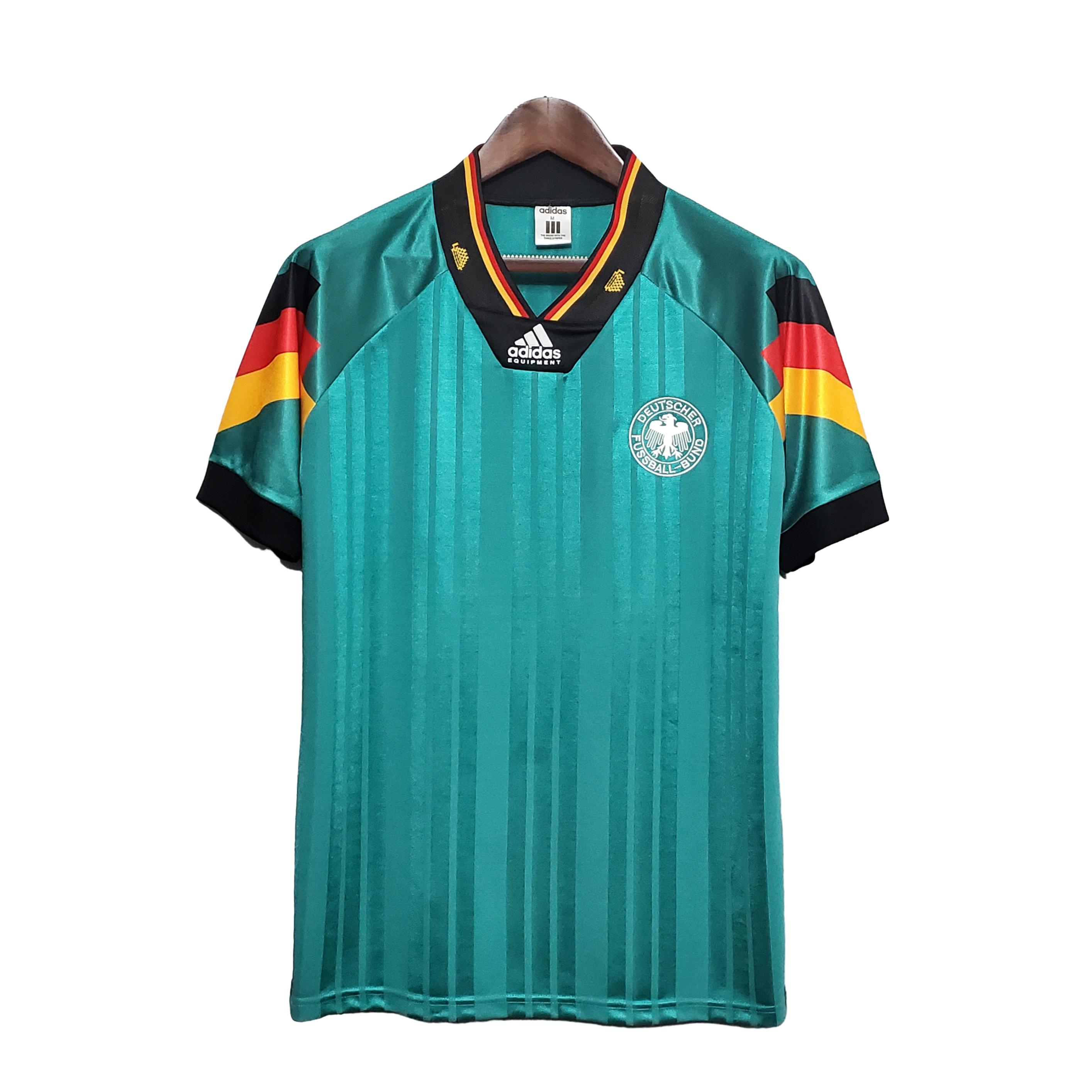 JerseysGala.com | Retro Germany 1992 Away Stadium Jersey -Customize Name, Number and Patch | Worldwide Shipping