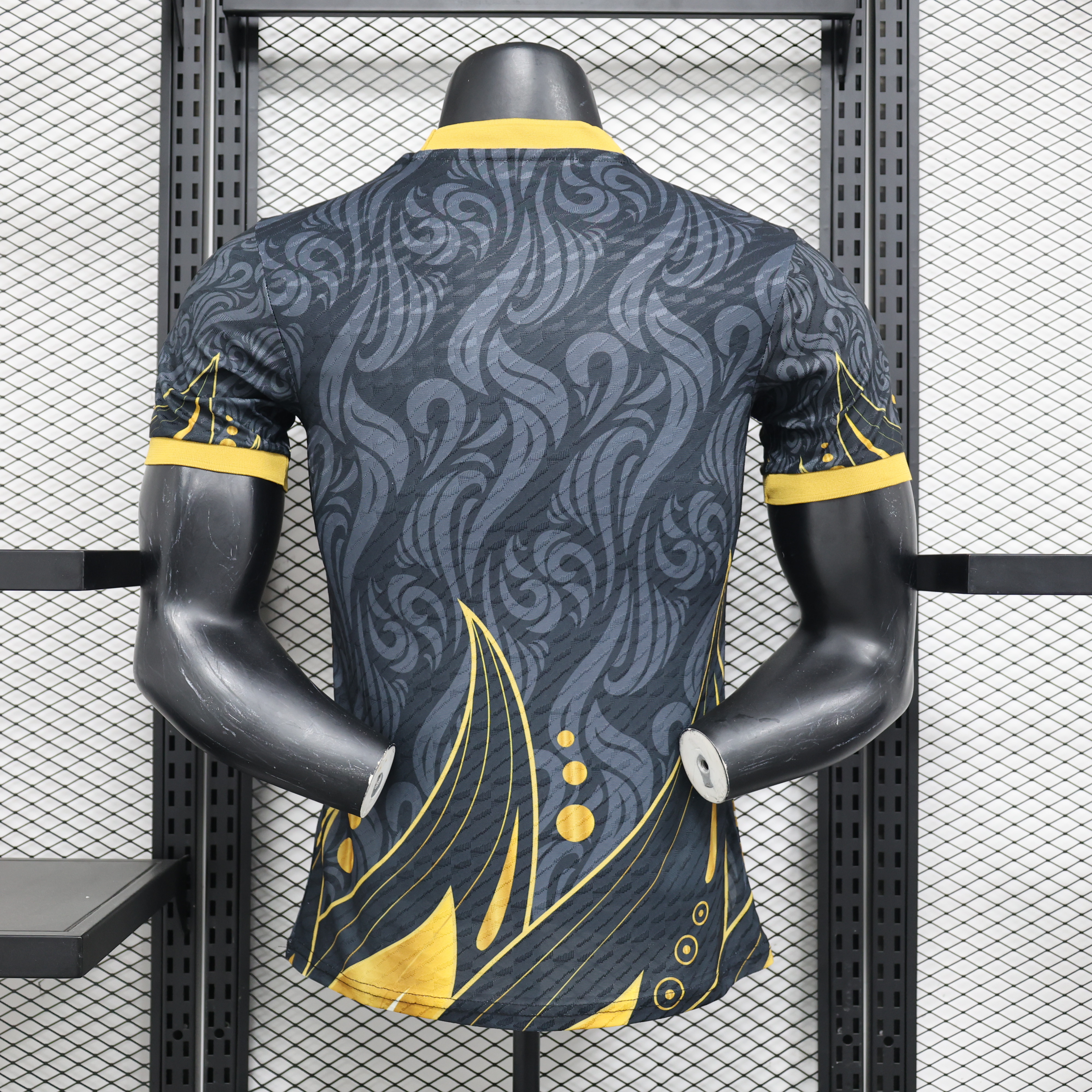 JerseysGala.com | Real Madrid 24-25 Black Yellow Special Edition Jersey - Player Version -Customize Name, Number and Patch | Worldwide Shipping