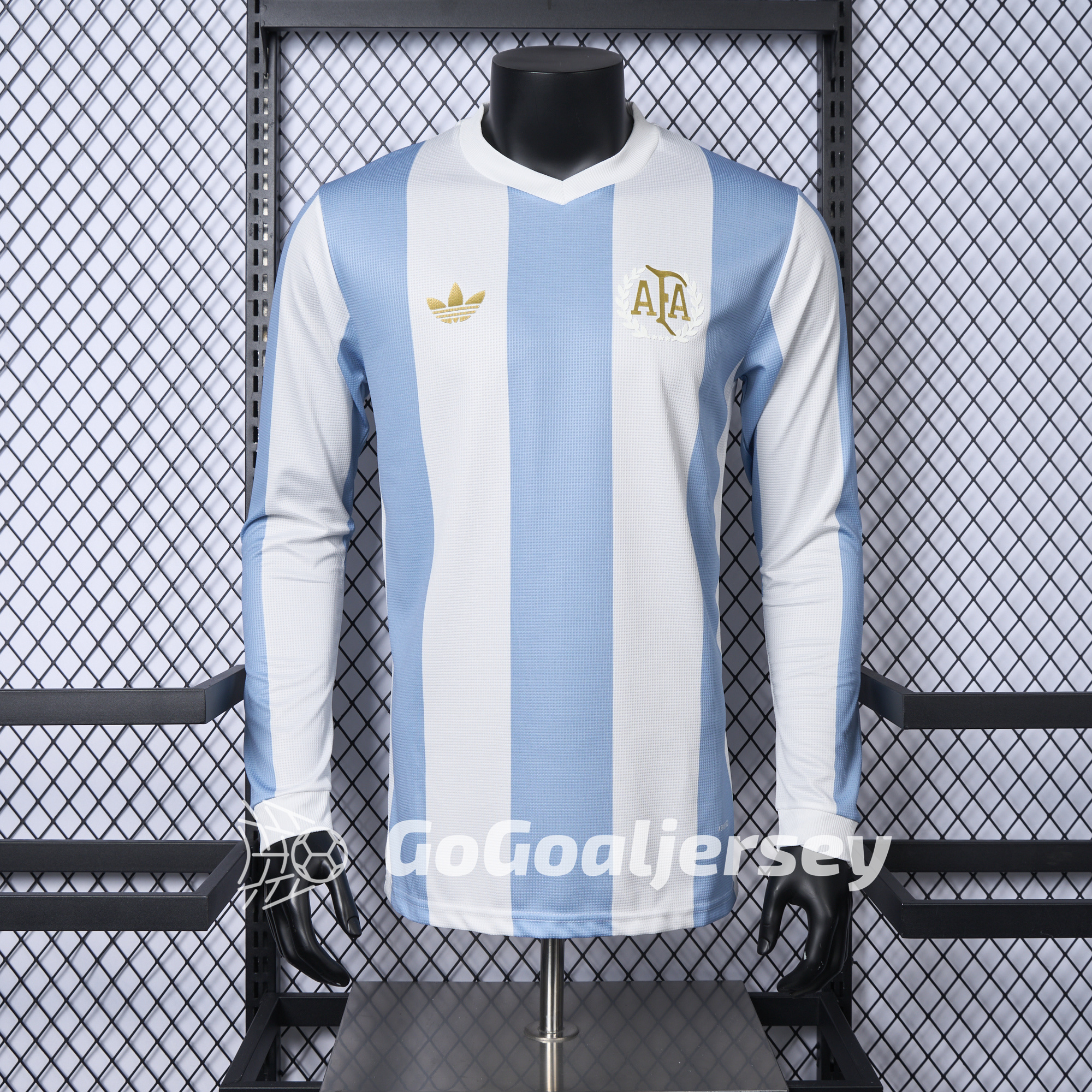 Argentina 24-25 Adi 50 Years Anniversary Long Sleeve Jersey - Player Version