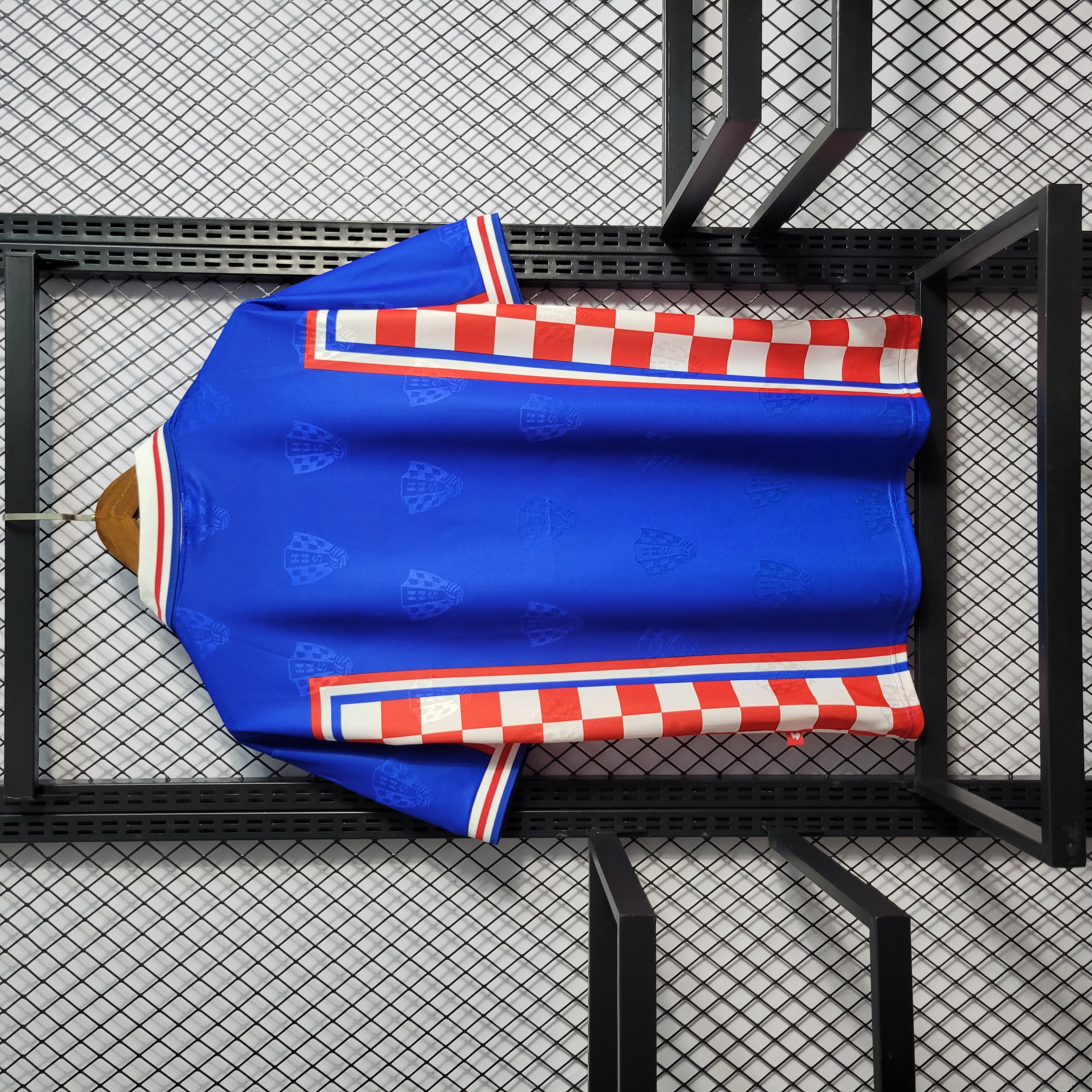 ManixJersey.com | Retro Croatia 1998 Away Stadium Jersey -Customize Name, Number and Patch | Worldwide Shipping