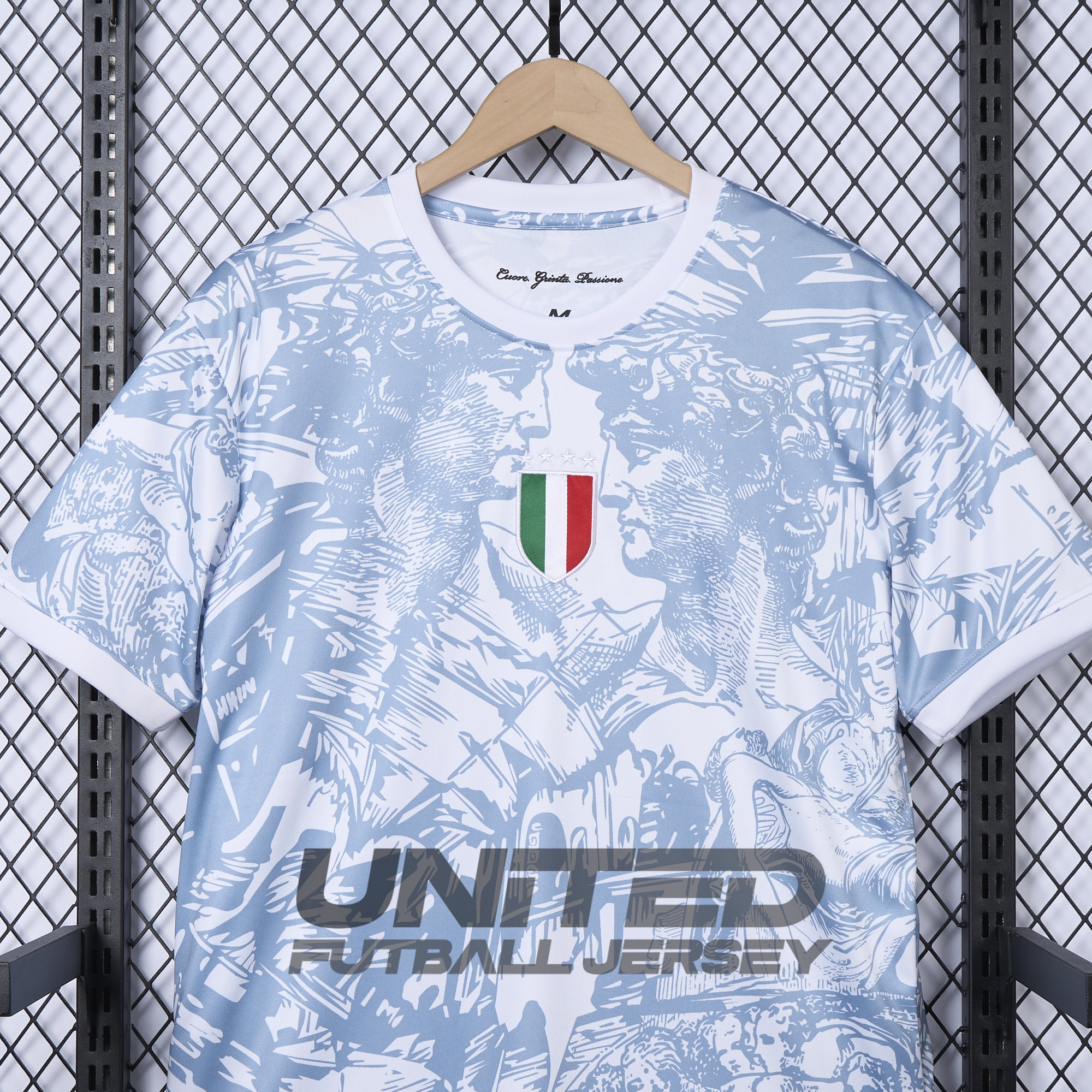 unitedfutballjersey-Italy 2024 White Special Edition Jersey - Fans Version