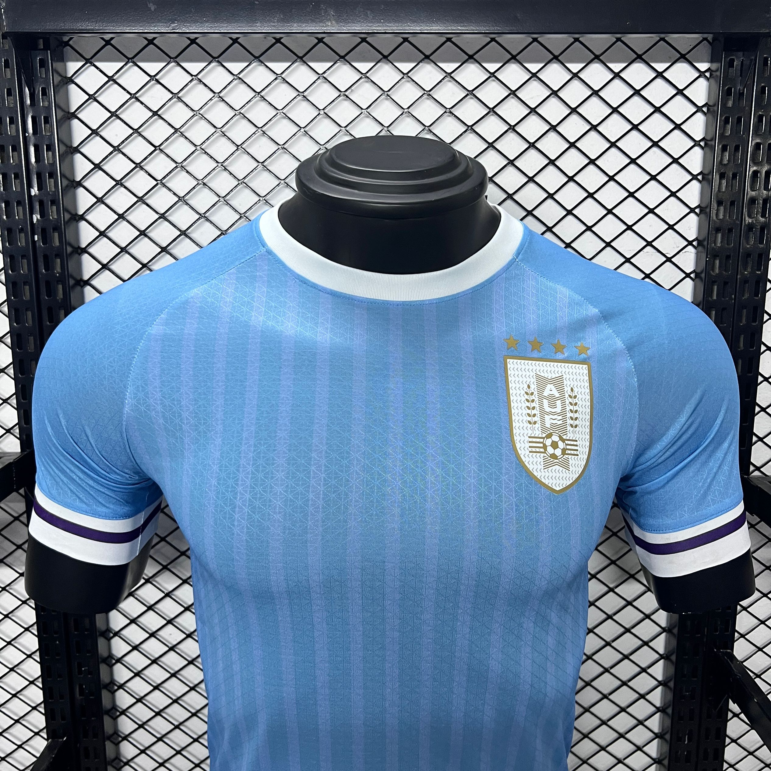 unitedfutballjersey-Uruguay 2024 Home Stadium Jersey - Player Version