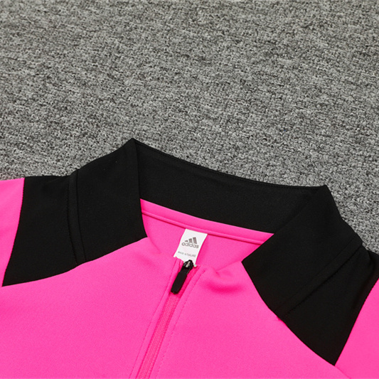 SIUjerseys-Real Madrid 24-25 Long Sleeve Training Set - Rose Red