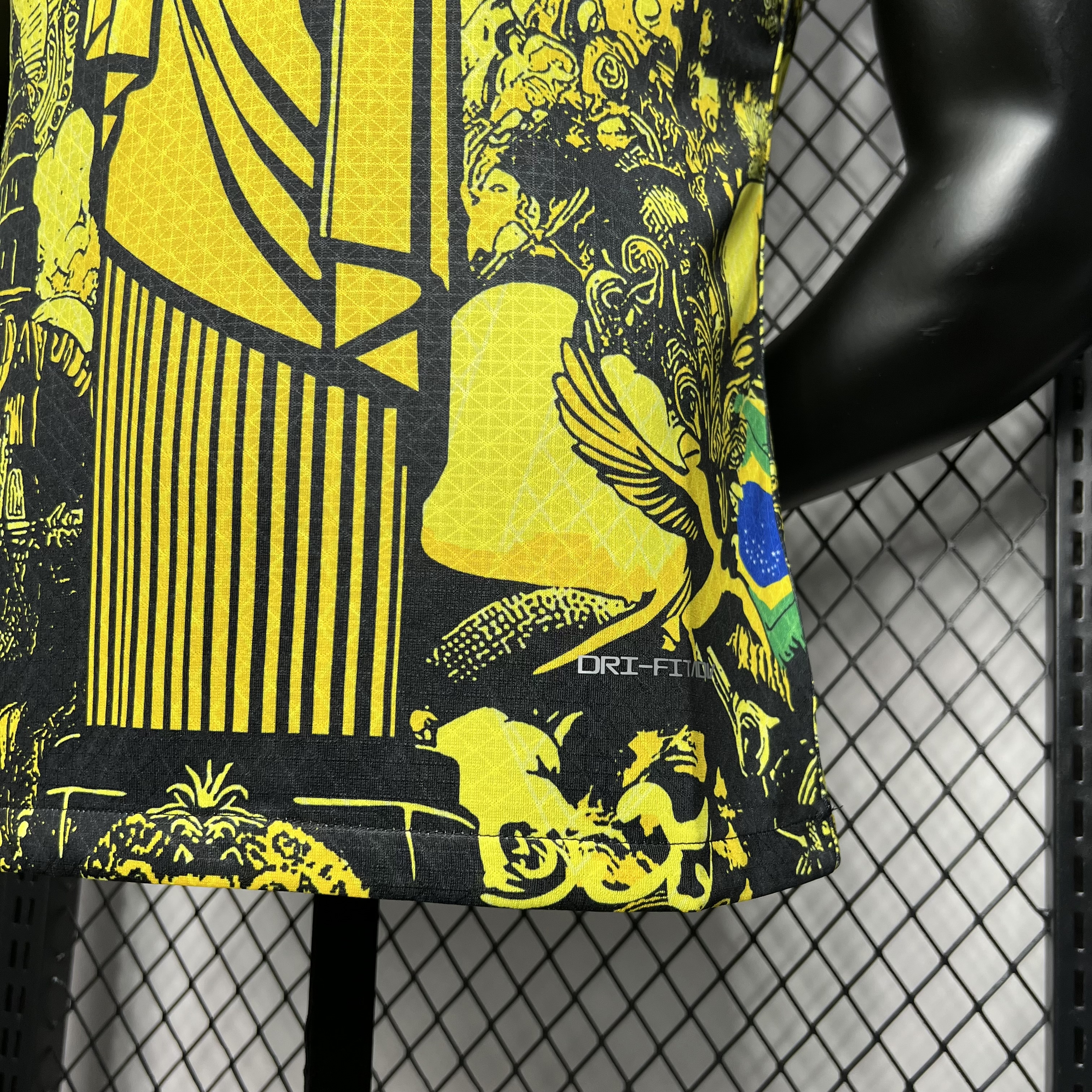 SIUjerseys-Brazil 2024 Yellow Christ the Redeemer Statue Jersey - Player Version