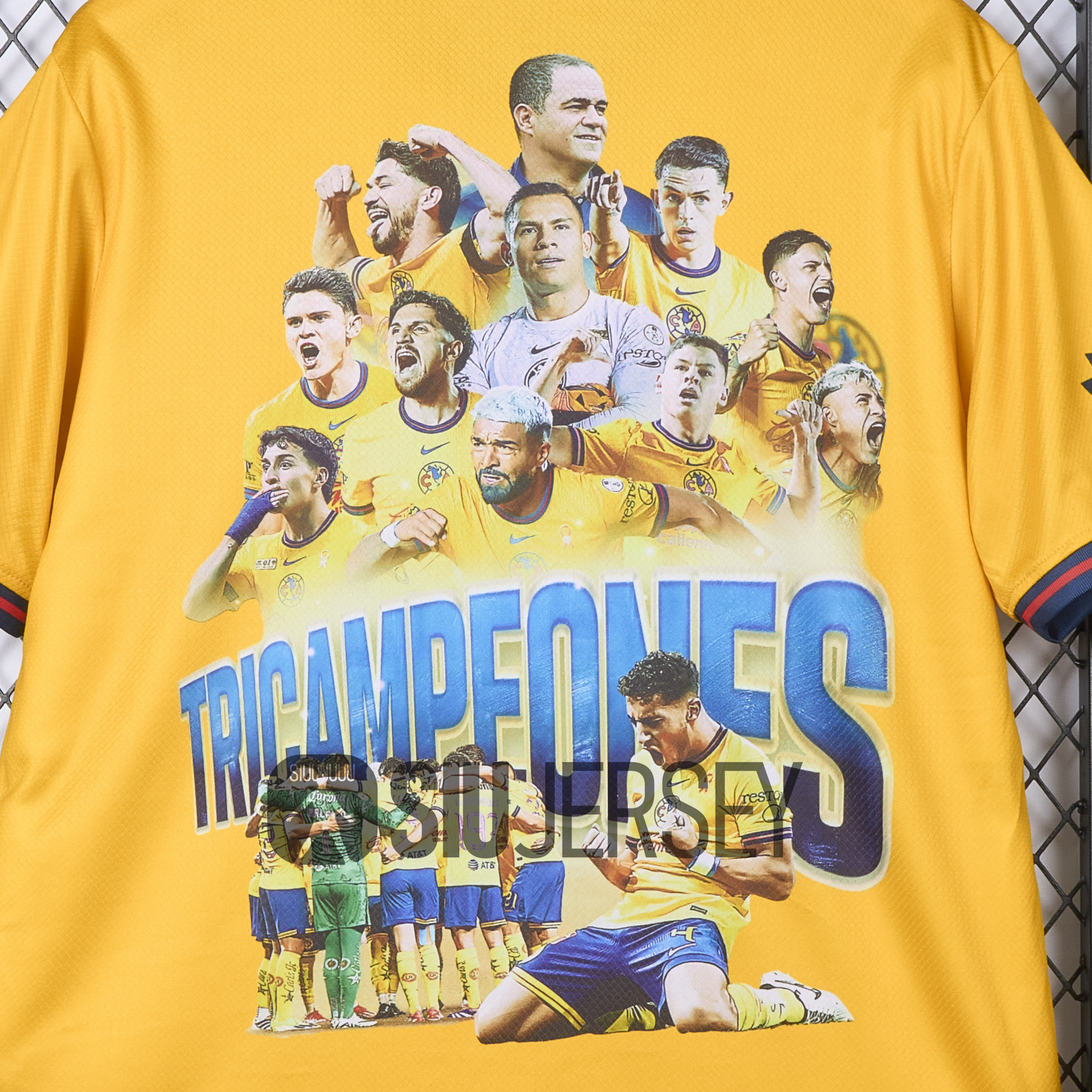 SIUjerseys-Club América 2024 Triple Championship Commemorative Edition Jersey