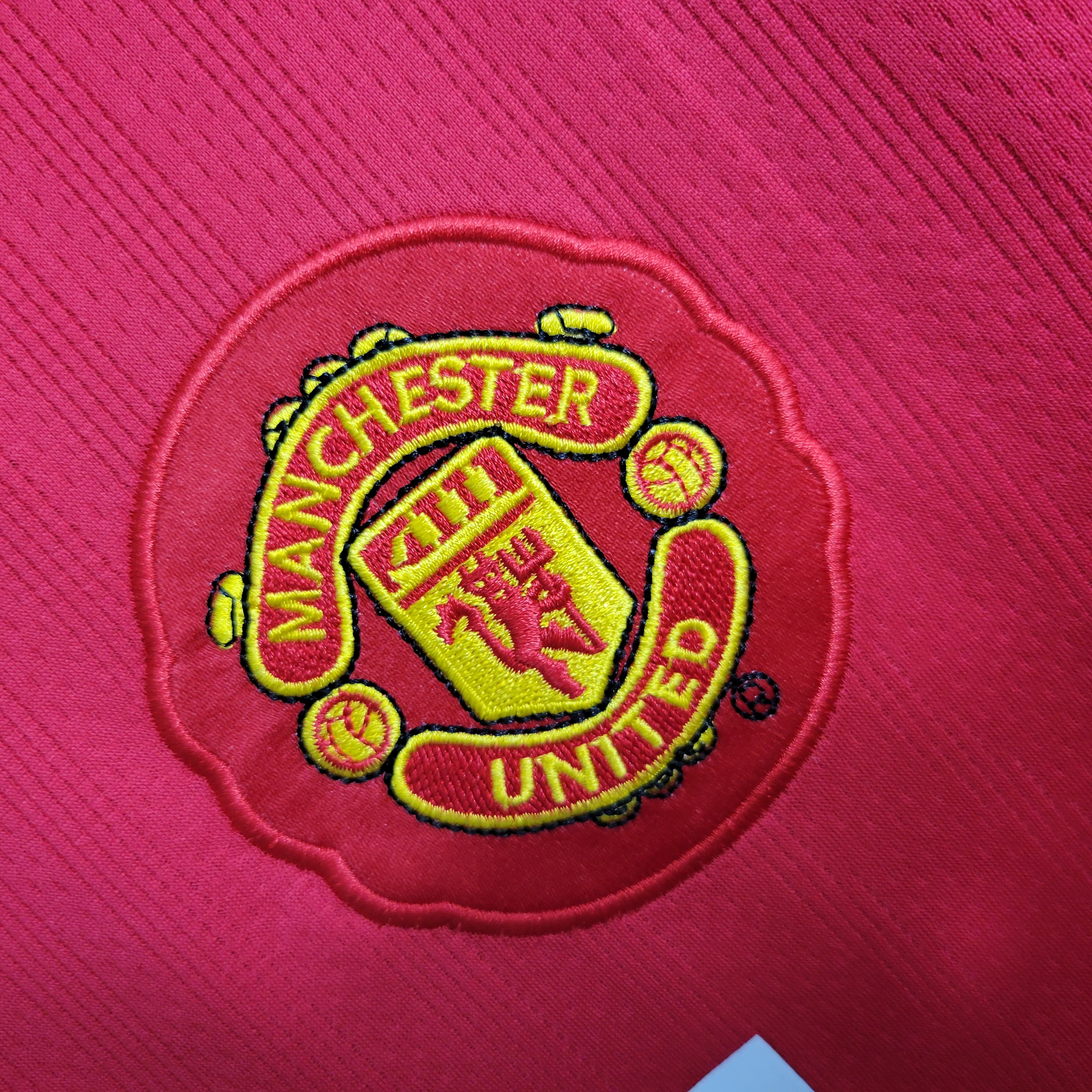 SIUjerseys-Retro Manchester United 07-08 Home Long Sleeve Jersey