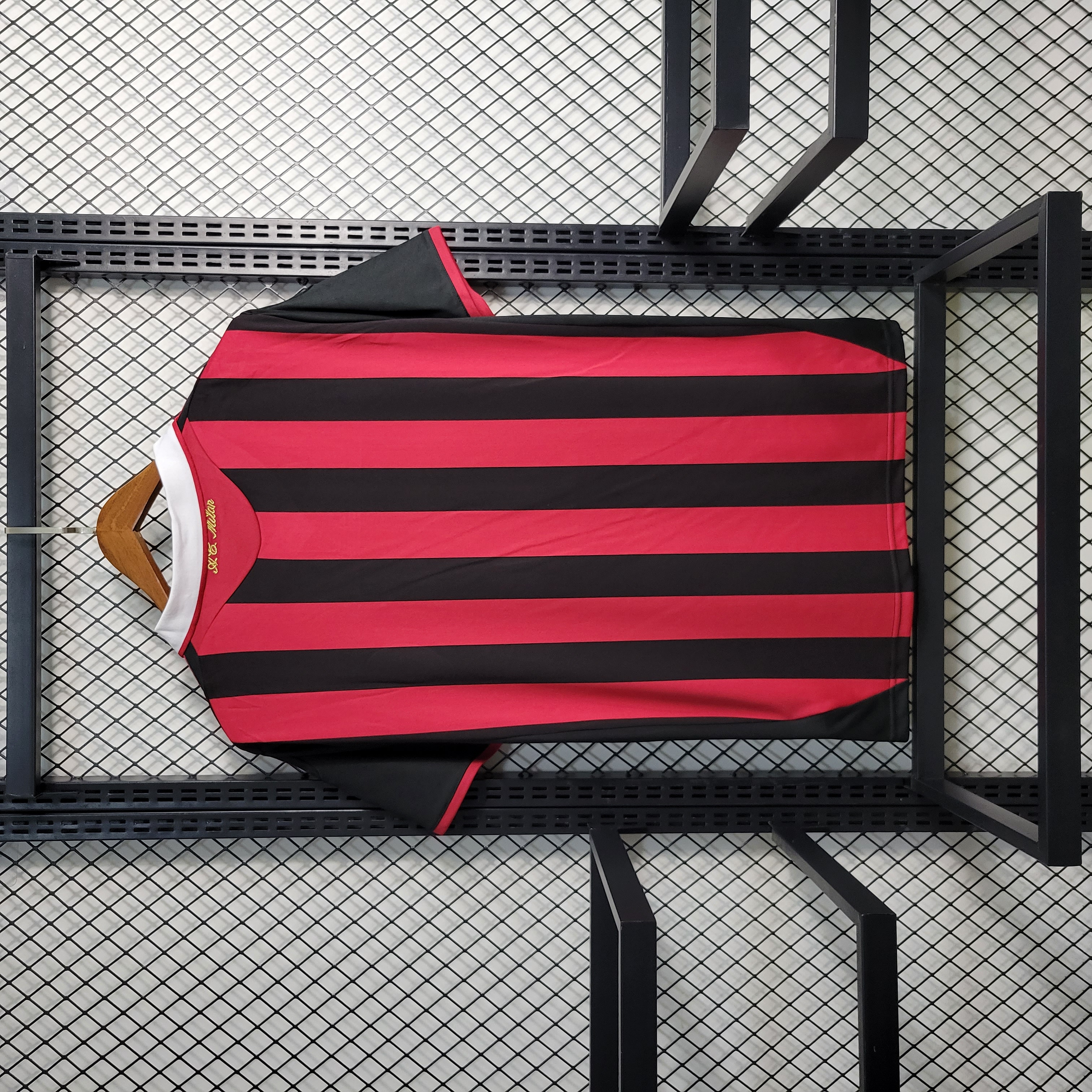 ManixJersey.com | Retro AC Milan 2009-10 Home Stadium Jersey -Customize Name, Number and Patch | Worldwide Shipping