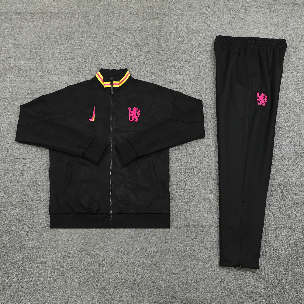 SIUjerseys-C.H.E.L.S.E.A 24-25 Jacket Training Tracksuit - Black