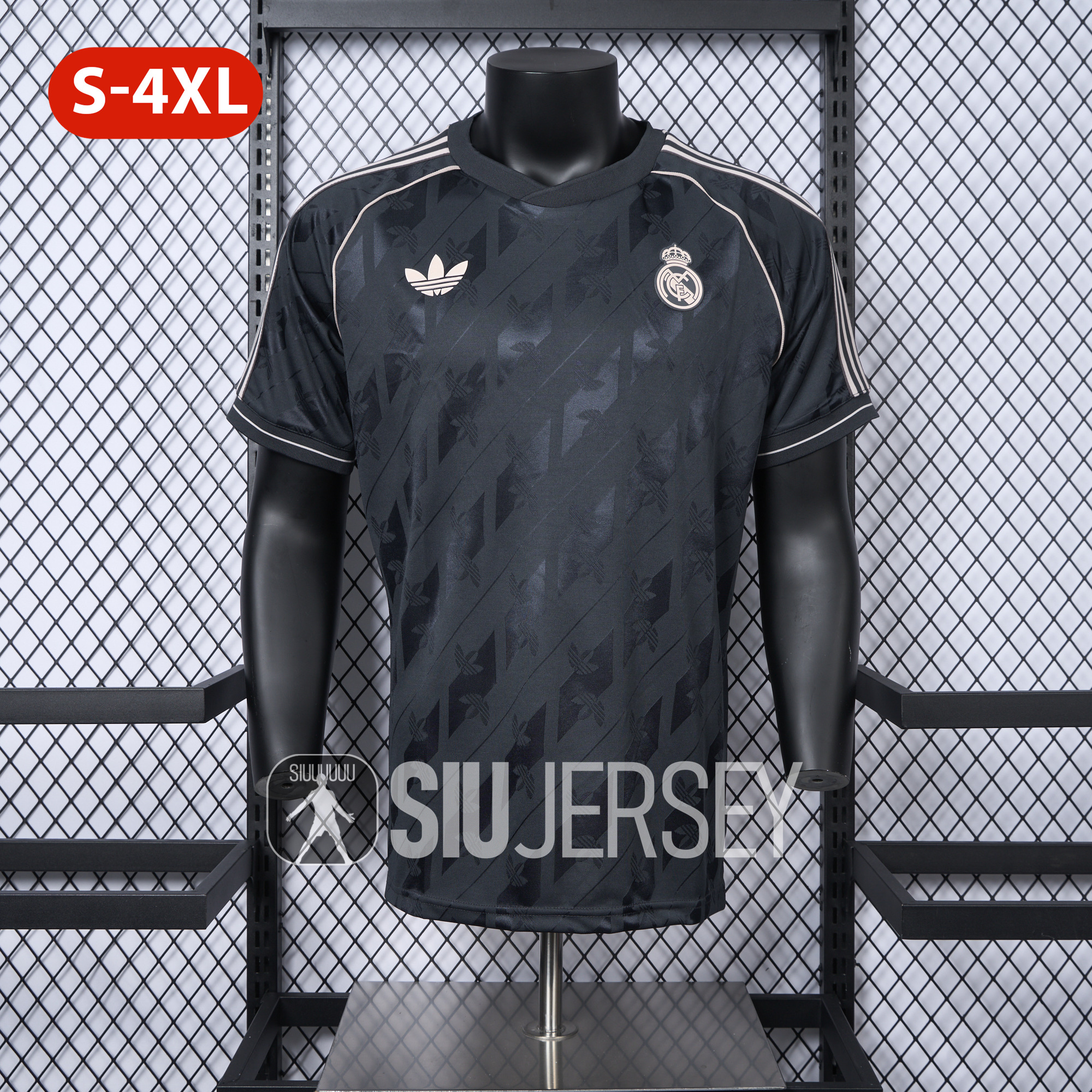 SIUjerseys-Real Madrid 24-25 Originals LFSTLR Jersey Charcoal - Player Version