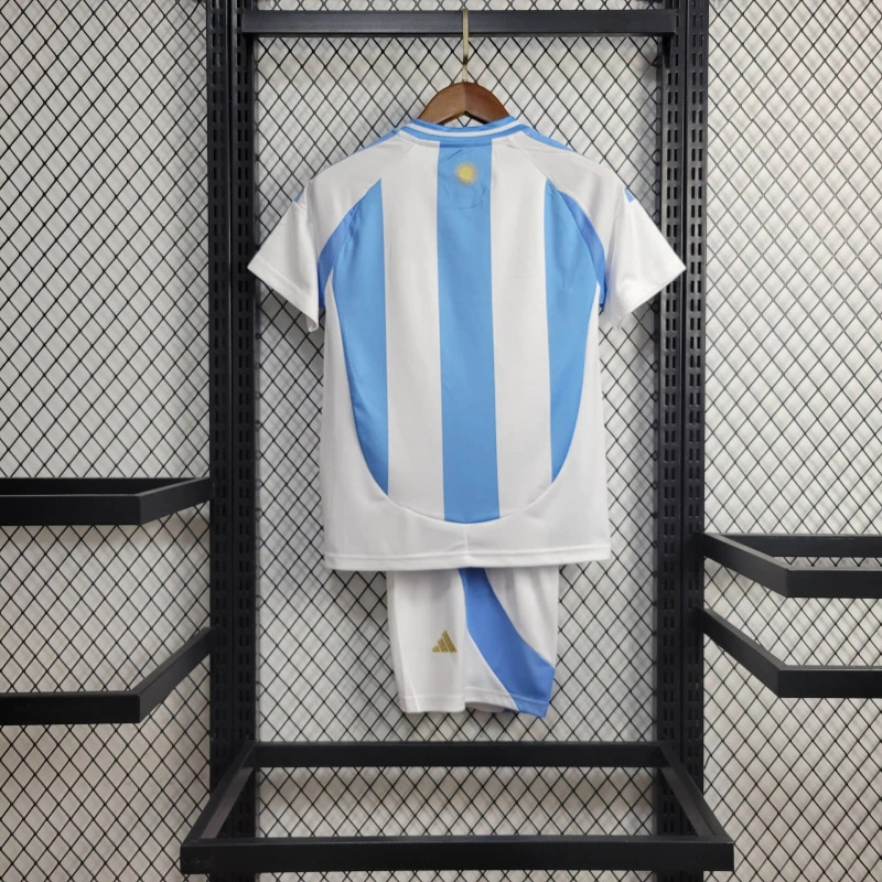 unitedfutballjersey-Argentina 2024 Home Stadium Kids Kit