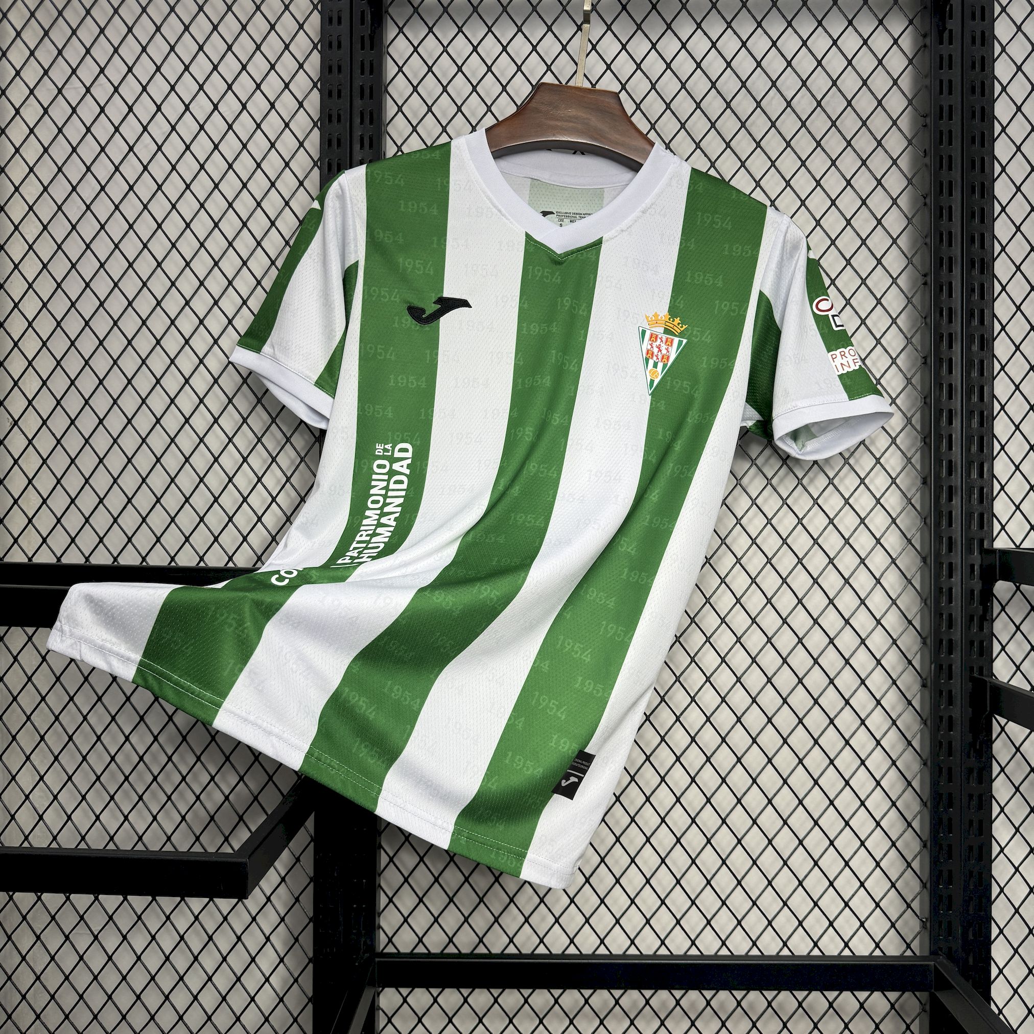 unitedfutballjersey-Cordoba CF 24-25 Home Stadium Jersey With All Sponsors - Fans Version