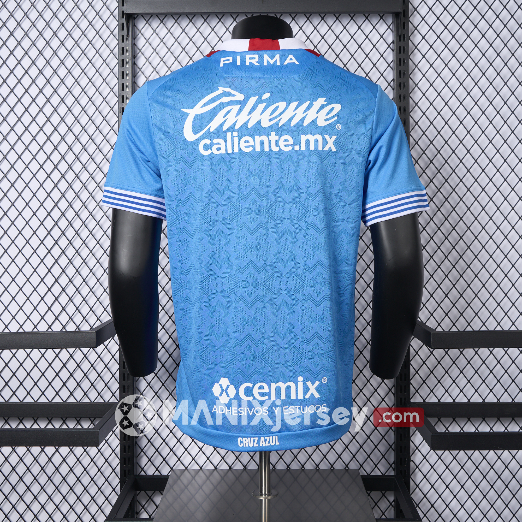 ManixJersey.com | Cruz Azul 24-25 Home Stadium Jersey - Player Version -Customize Name, Number and Patch | Worldwide Shipping