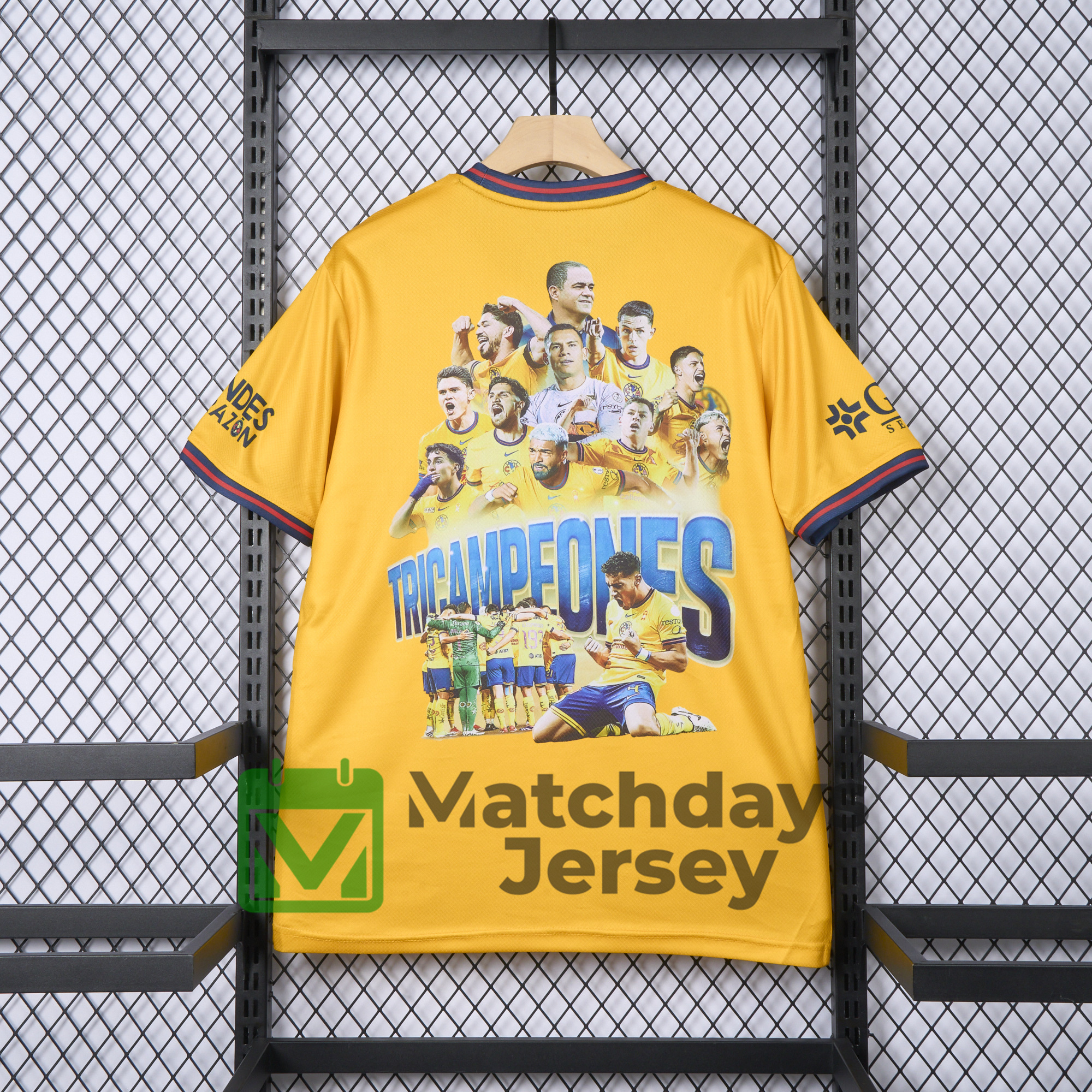 GlobeJersey-Club América 2024 Triple Championship Commemorative Edition Jersey