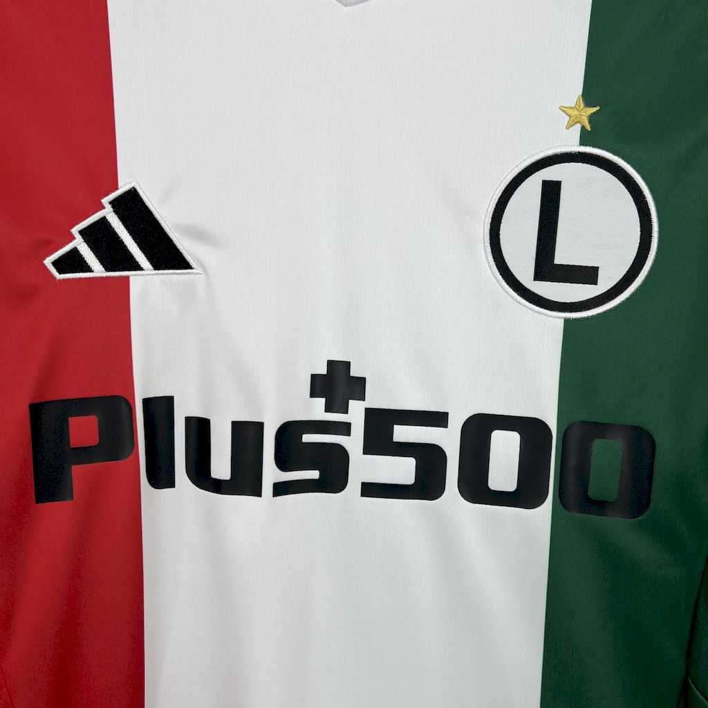 ManixJersey.com | Legia Warsaw 24-25 Away Jersey - Fans Version -Customize Name, Number and Patch | Worldwide Shipping