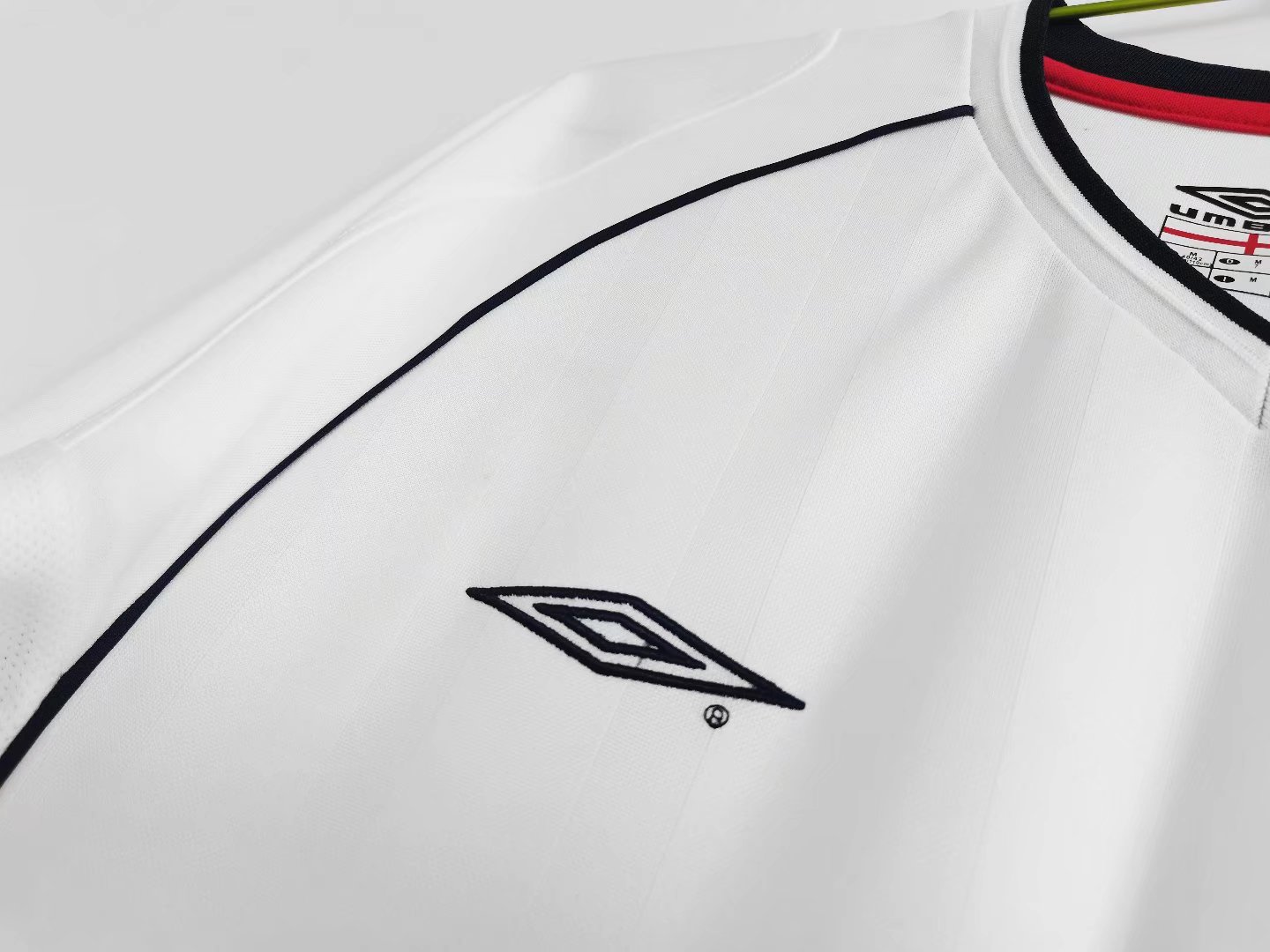 ManixJersey.com | Retro England 2002 Home Stadium Jersey -Customize Name, Number and Patch | Worldwide Shipping
