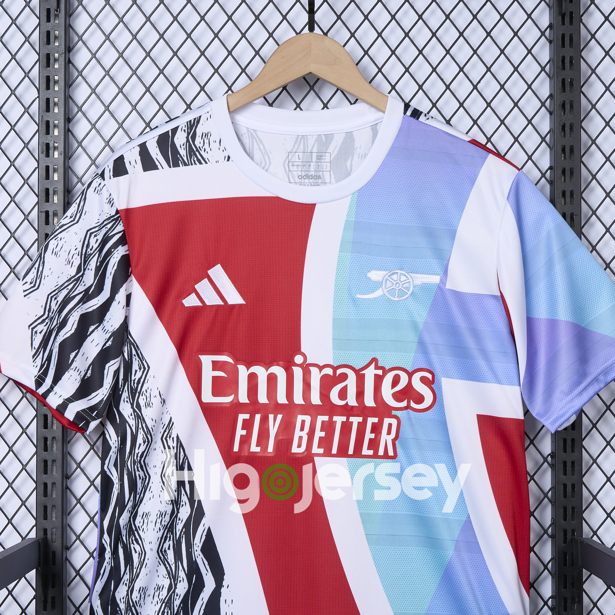Higojerseys-Arsenal 24-25 Pre-Match Training Jersey - Fans Version