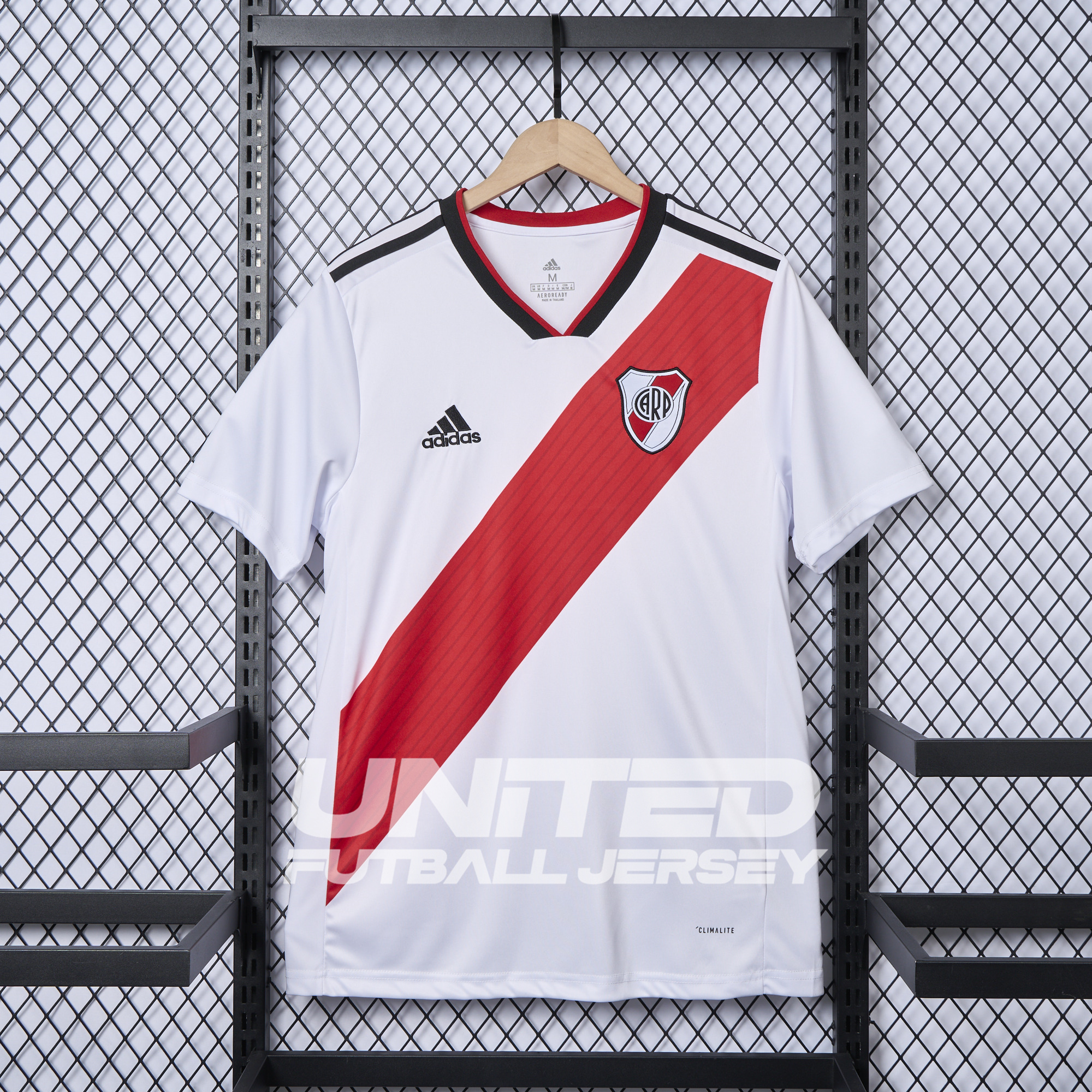 unitedfutballjersey-Retro River Plate 2018-19 Home Jersey