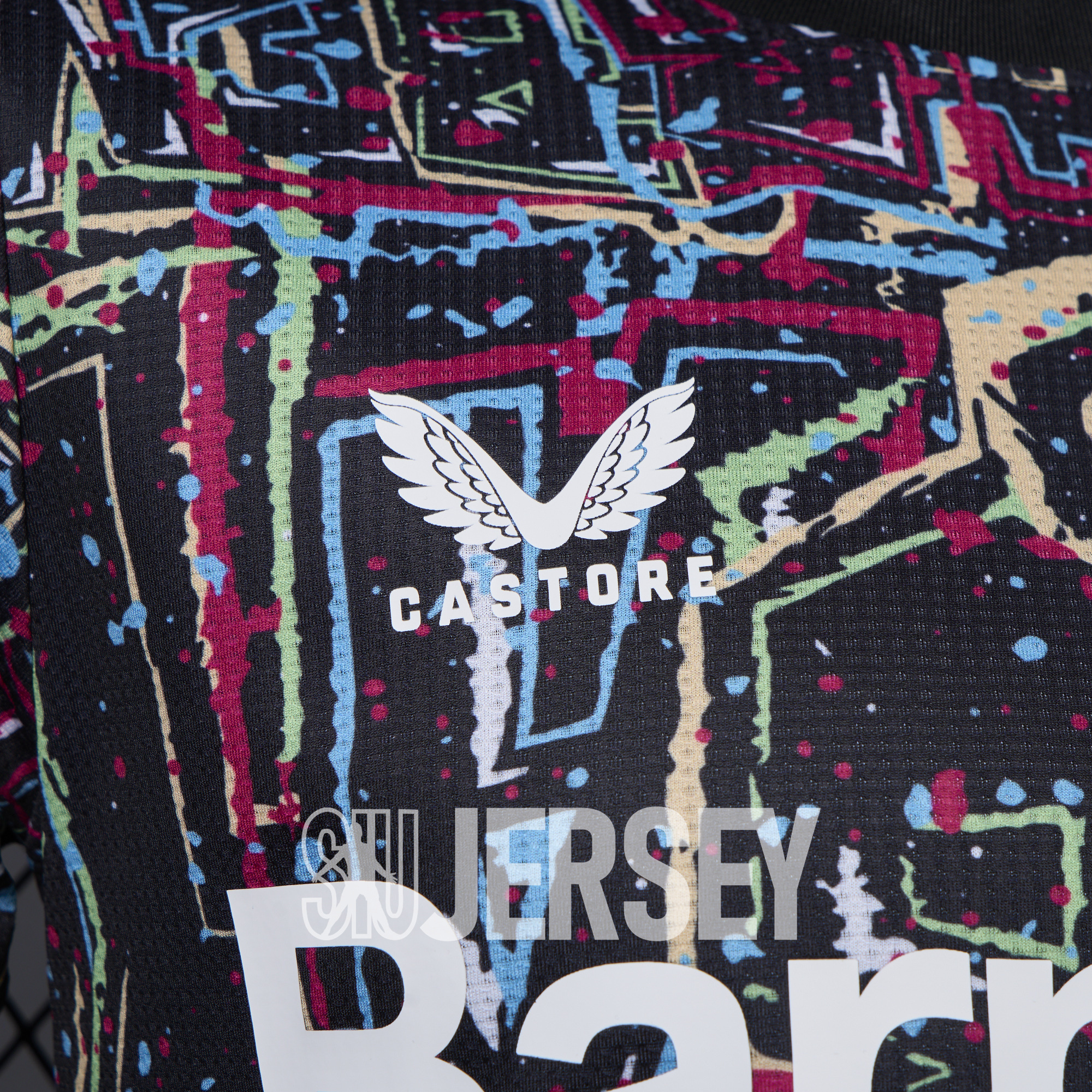 SIUjerseys-Bayer 04 Leverkusen 24-25 Black Graffiti Special Edition Jersey - Player Version