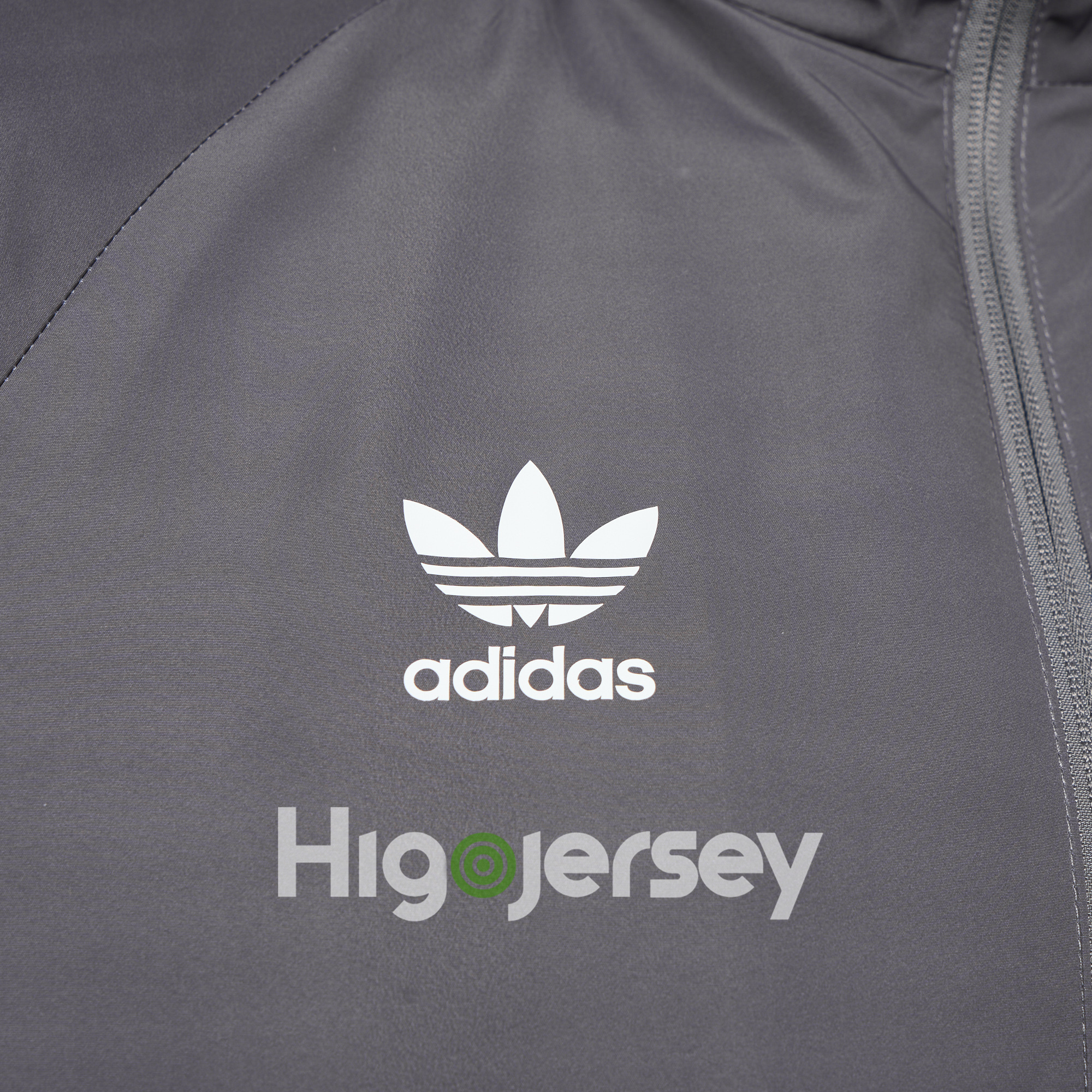 Higojerseys-Real Madrid 24-25 Throwback Windbreaker Jacket - Grey