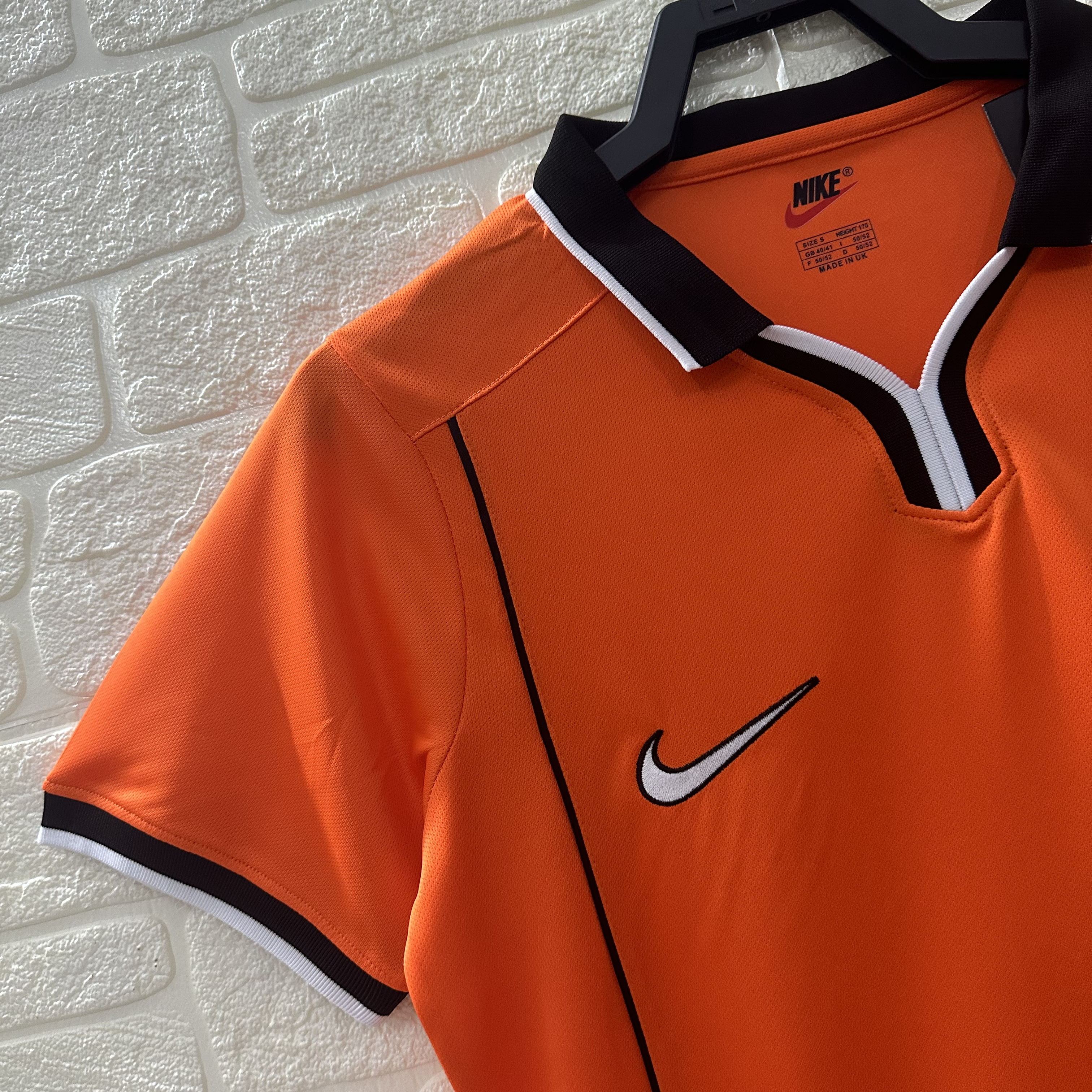 ManixJersey.com | Retro Netherlands 1998 Home Jersey -Customize Name, Number and Patch | Worldwide Shipping